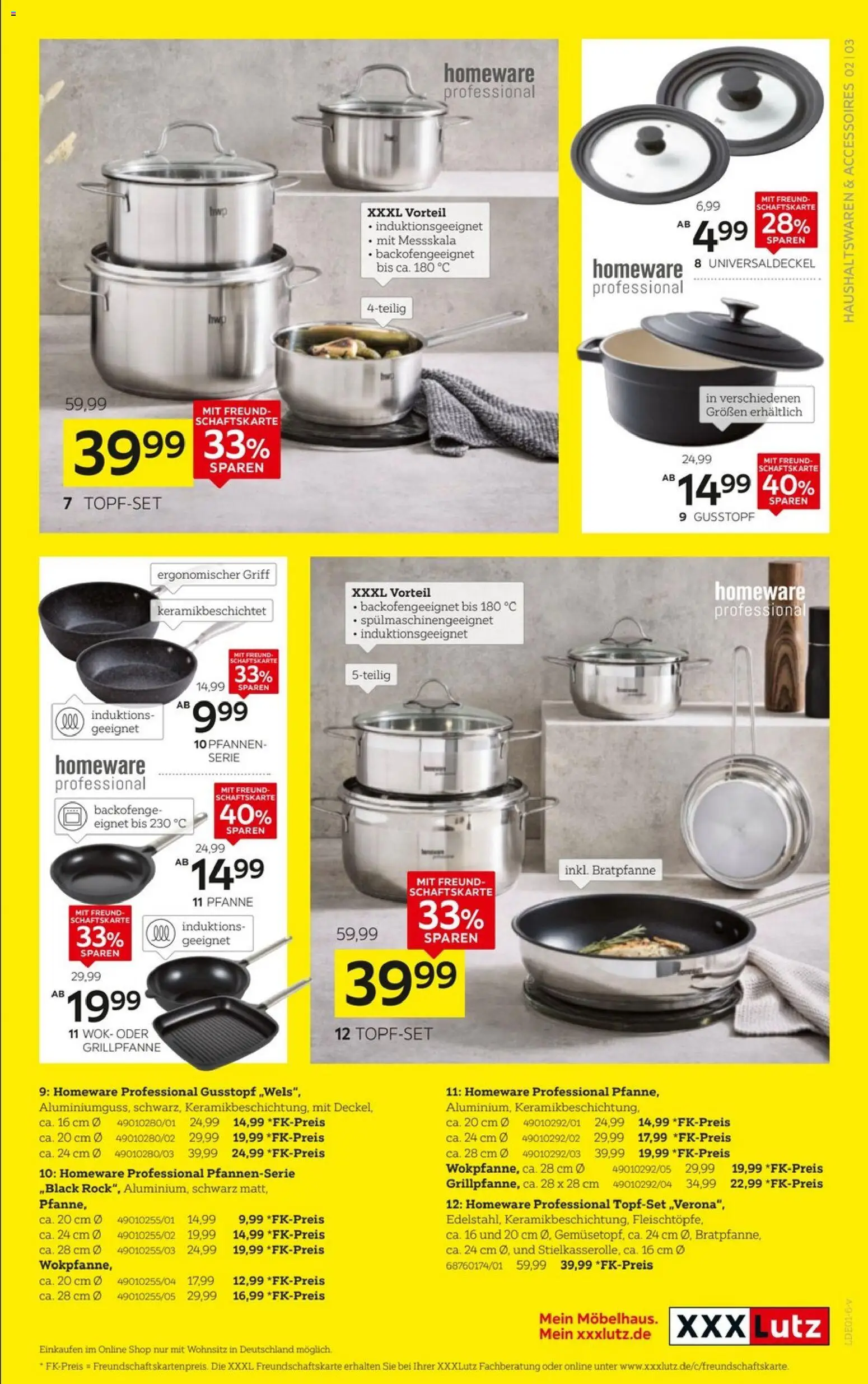 XXXL Lutz - Deutschlands größter WSV – gültig ab 27.12.2025 | Seite: 3 | Produkte: Wok