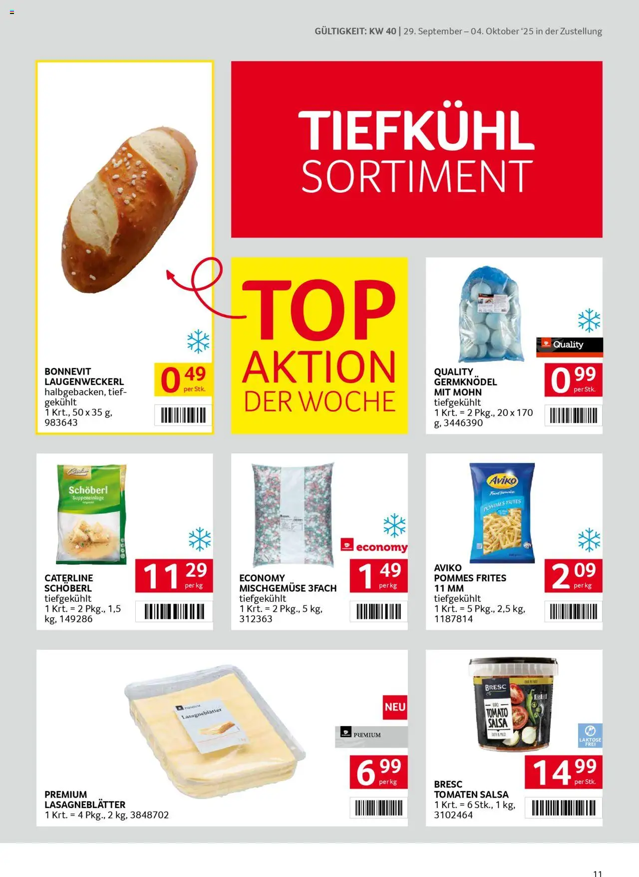 Transgourmet Zustellaktion gültig ab 28.09.2025 | Seite: 11 | Produkte: Tomaten