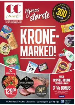 Forhåndsvisning av CC Mat kundeavis gyldig fra 12.01.2026