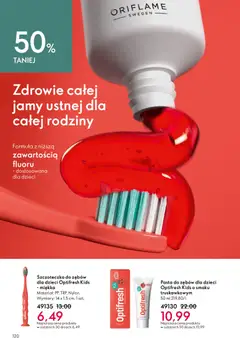 Pogląd oferty "Oriflame Katalog 6 2026" - ważna od 15.04.2026 | Strona: 120 | Produkty: Pasta do zębów, Szczoteczka do zębów