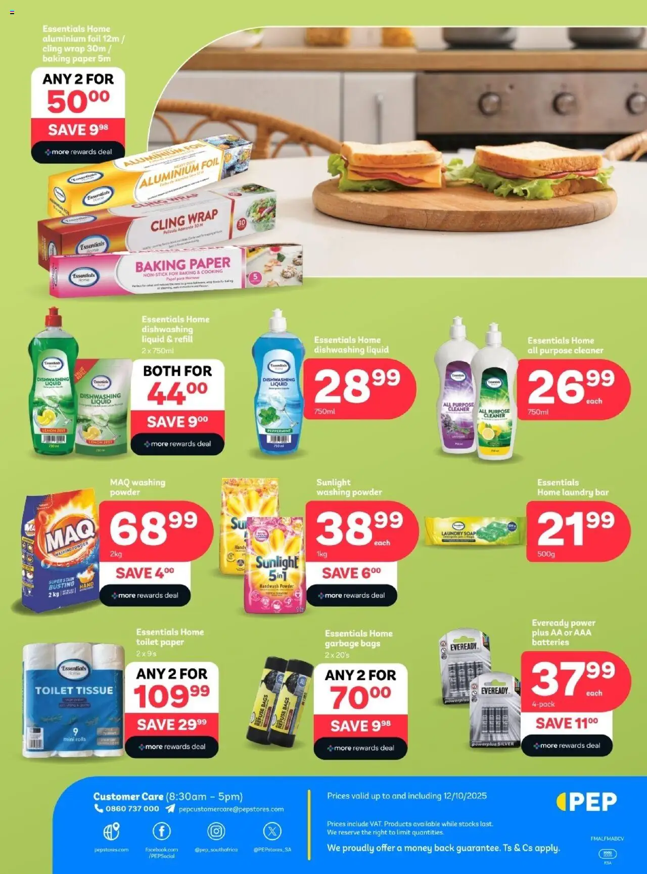New PEP Stores catalogue – valid from 23.09.2025 | Page: 4 | Products: Handwash, Refuse bags, Soap, Lemon