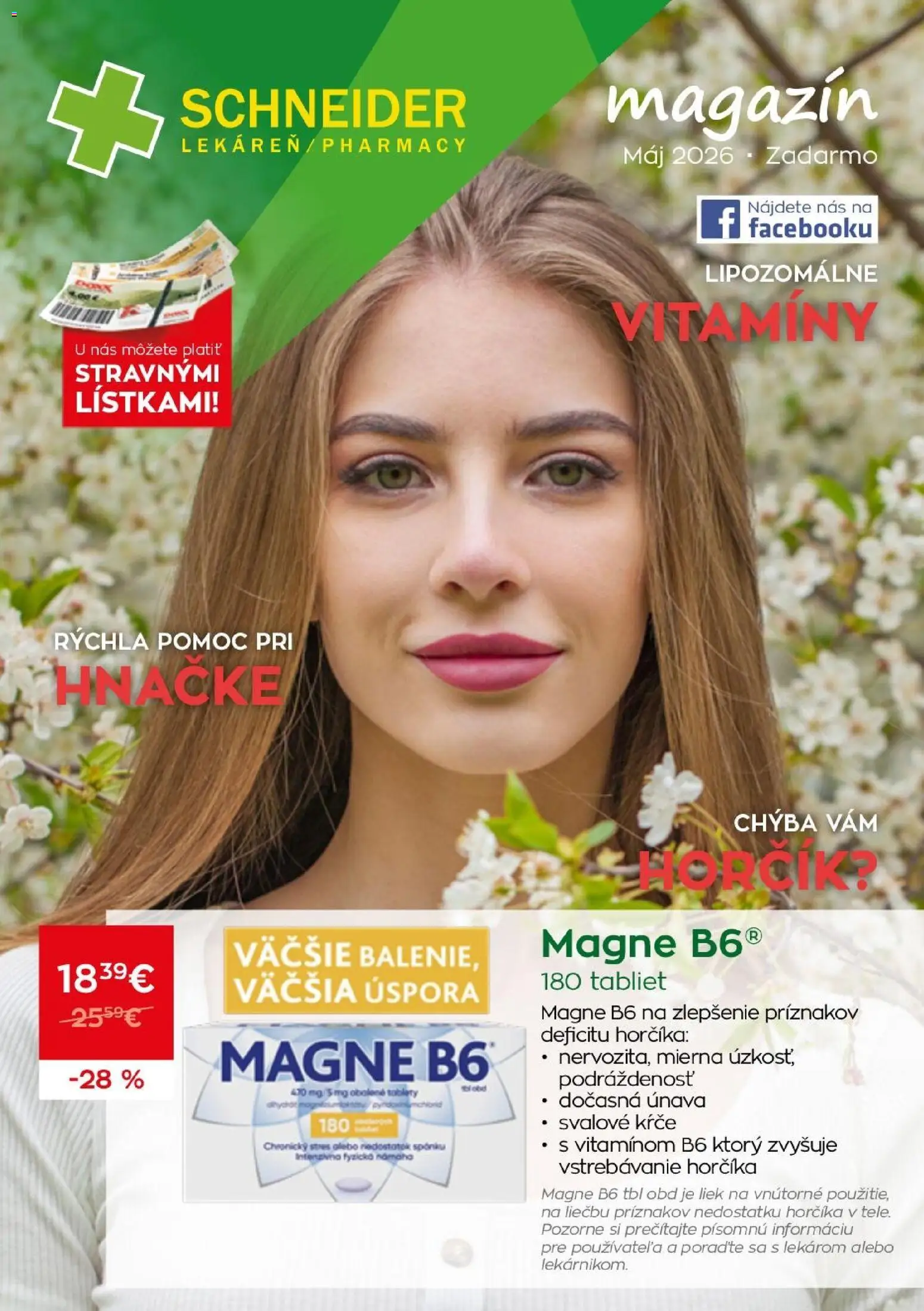 Nové Schneider lekáreň akcie – leták je platný od 01.05.2026 | Strana: 1