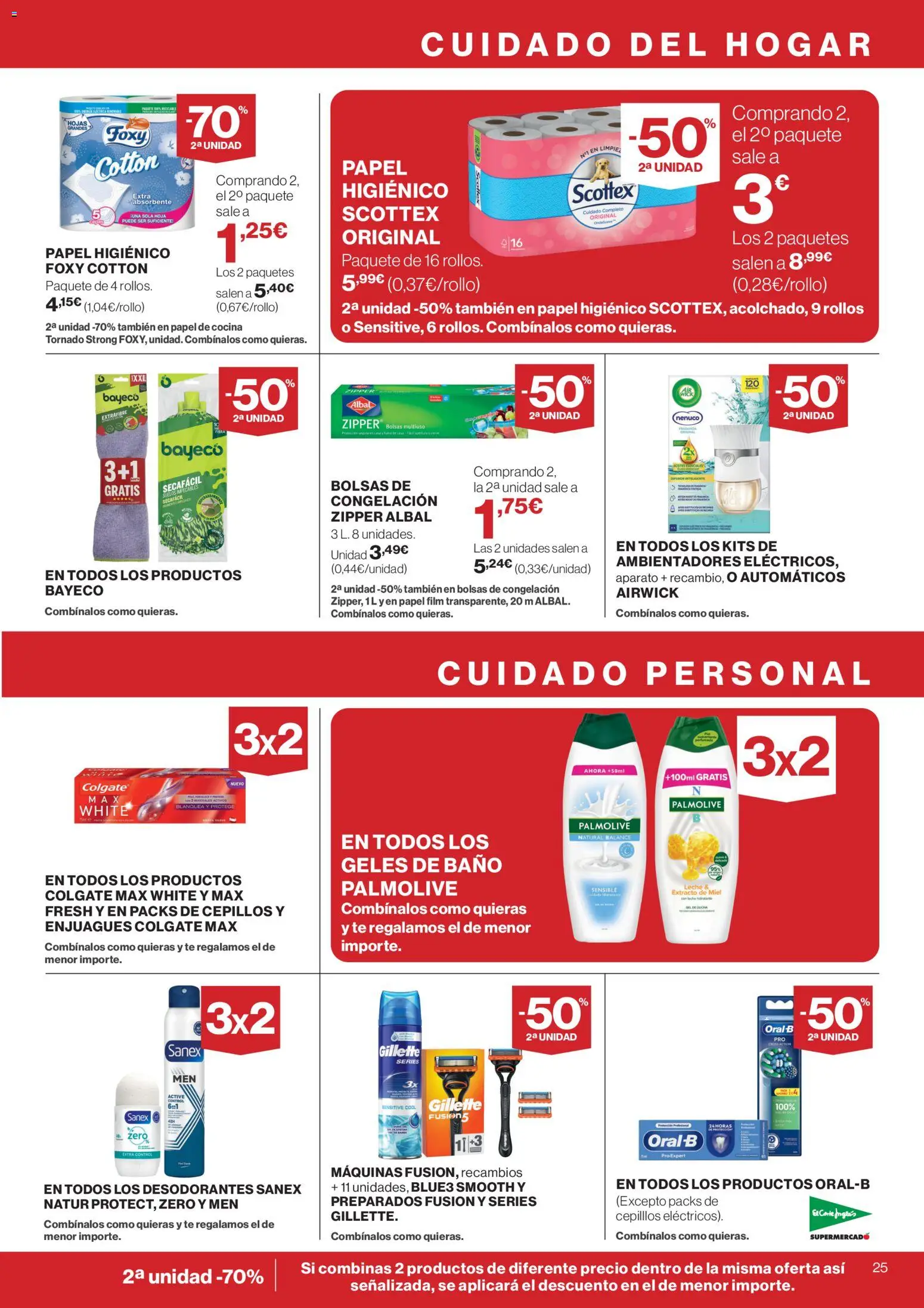 El Corte Inglés ofertas │ válido desde el 09.04.2026 | Página: 25 | Productos: Ψηφιακή κάμερα, Gel de ducha, Cocina, Ducha
