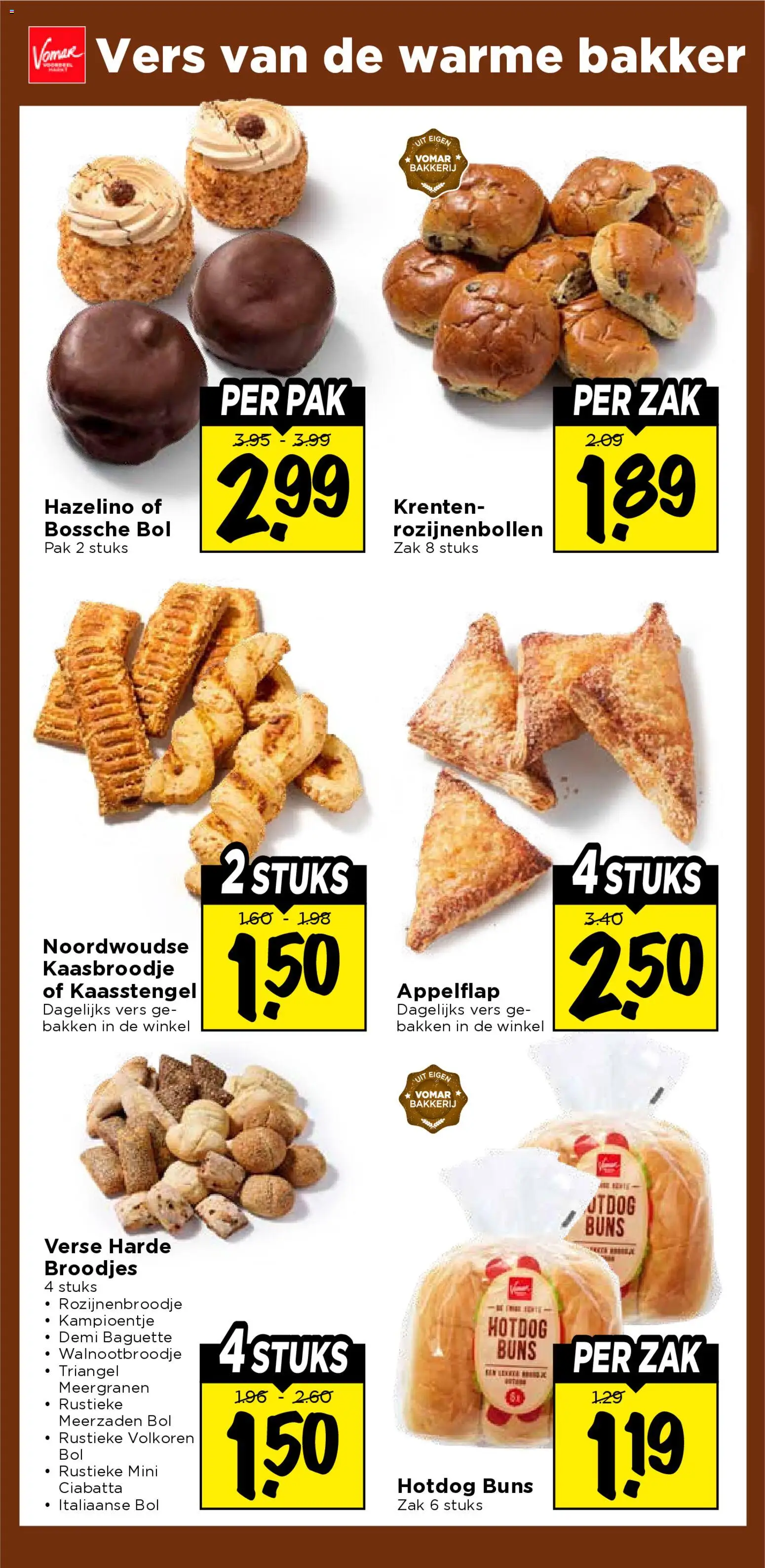 {H1} | Pagina: 11 | Producten: Baguette, Zak, Bol, Broodjes