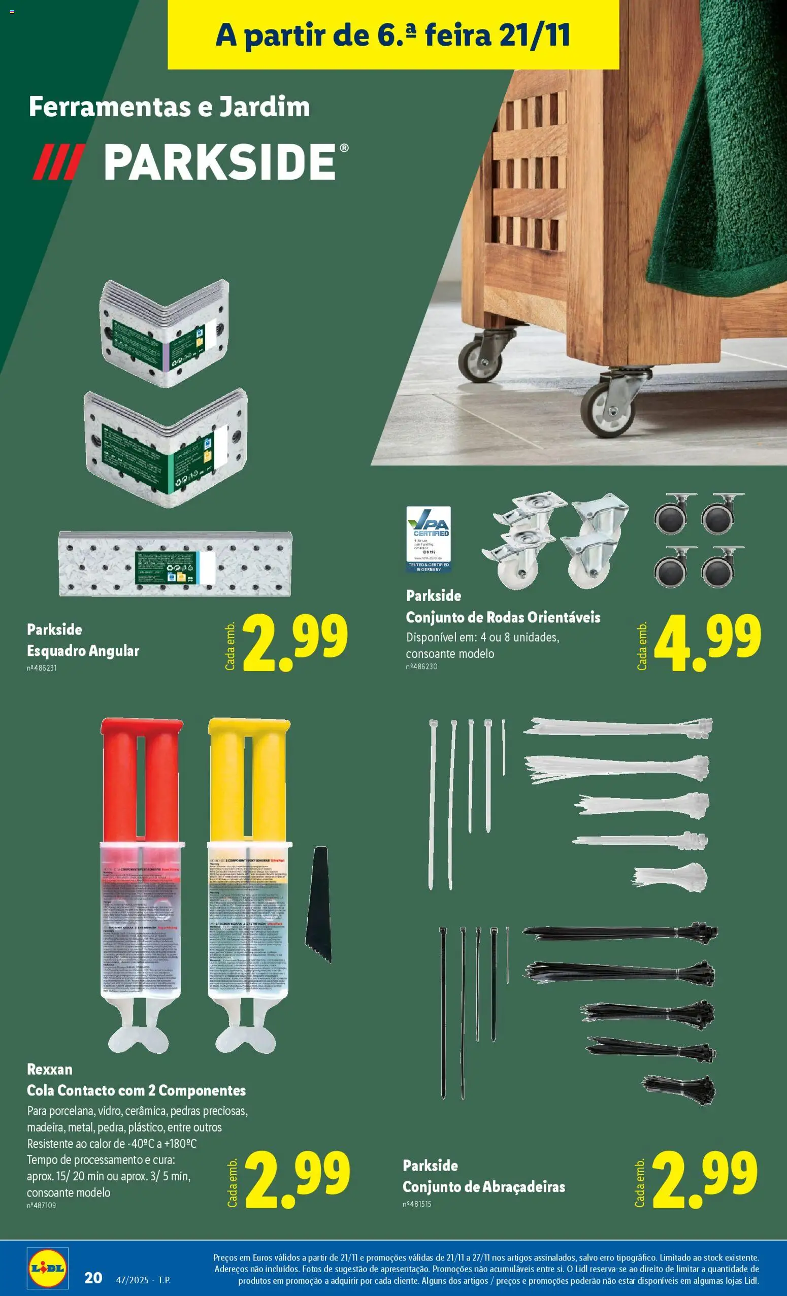 Lidl Black Friday │ válido de 17.11.2025 | Página: 20 | Produtos: Ferramentas