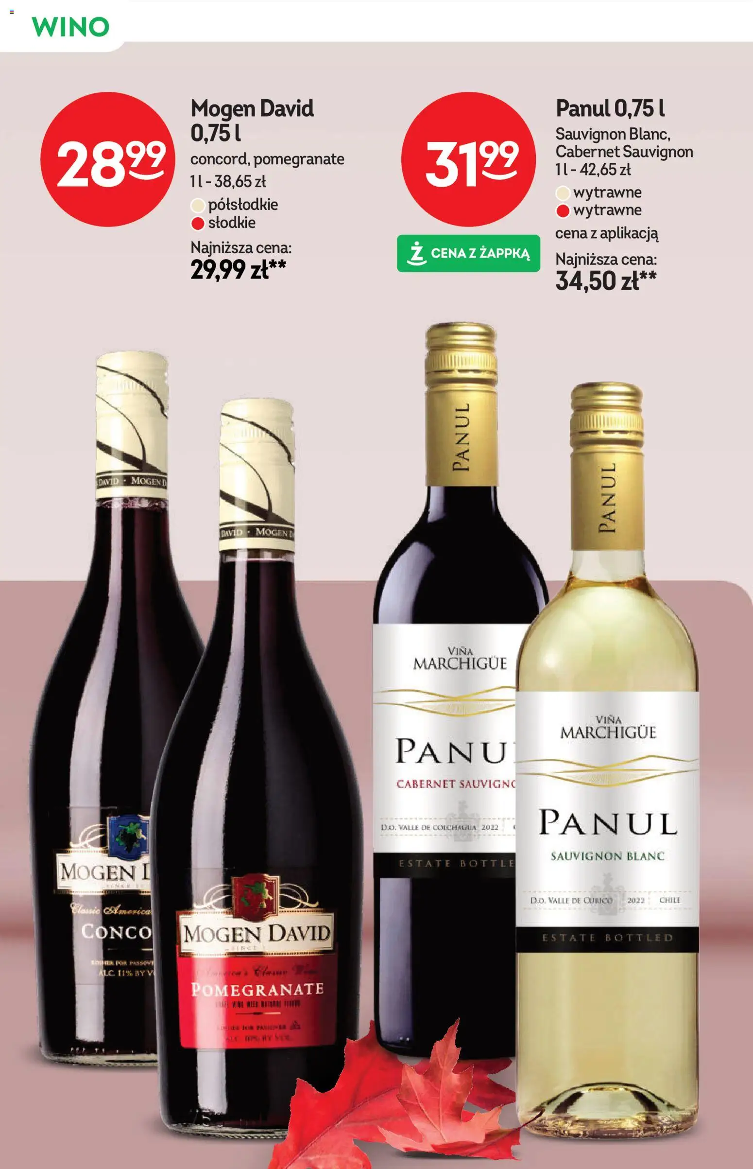 Żabka Gazetka - Katalog win od 29.10.2025 | Strona: 16 | Produkty: Por, Wino