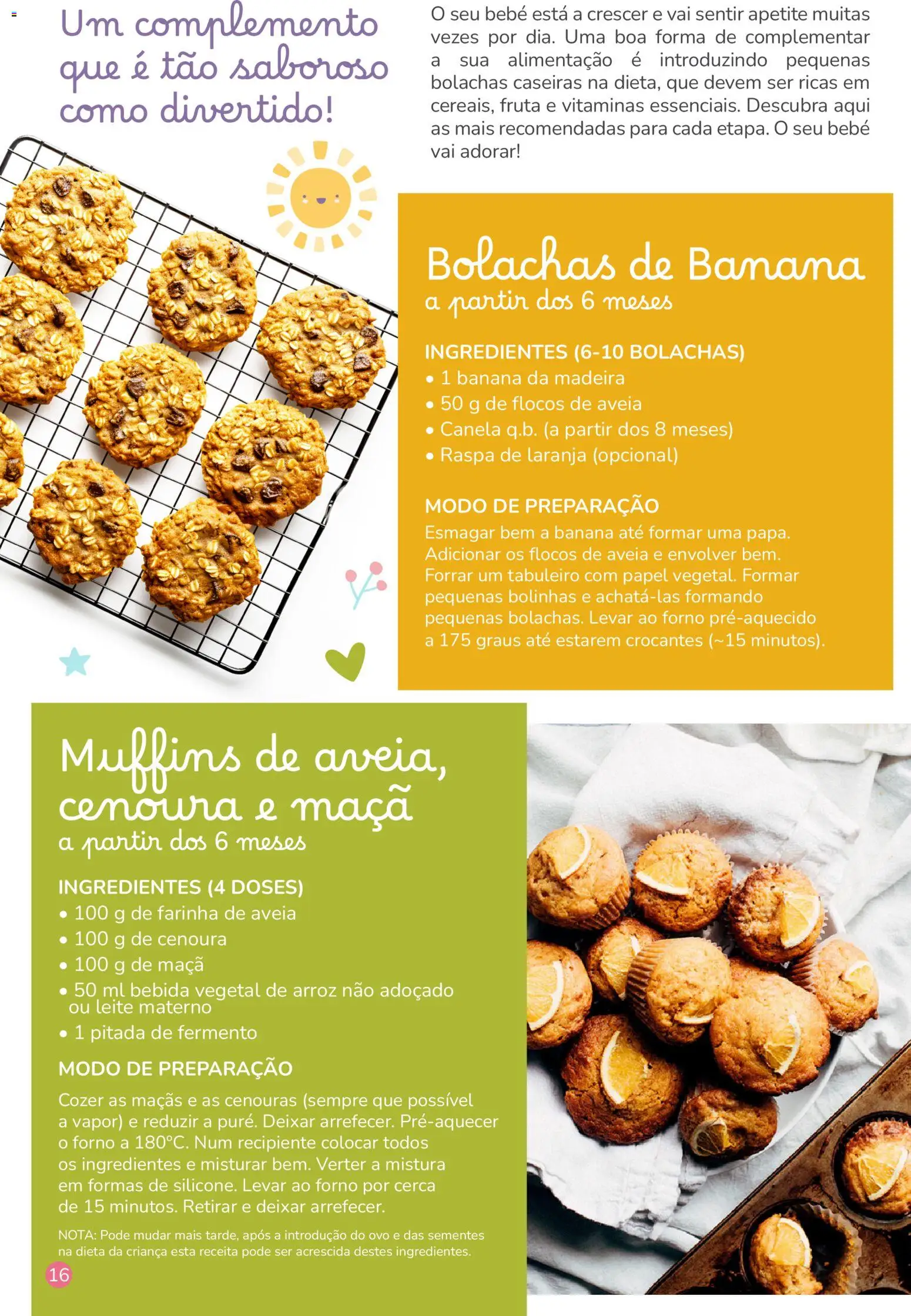 Intermarché - Ver Guia O Bê-á-bá do Bebé │ válido de 15.01.2026 | Página: 16 | Produtos: Aveia, Maça, Cenoura, Flocos