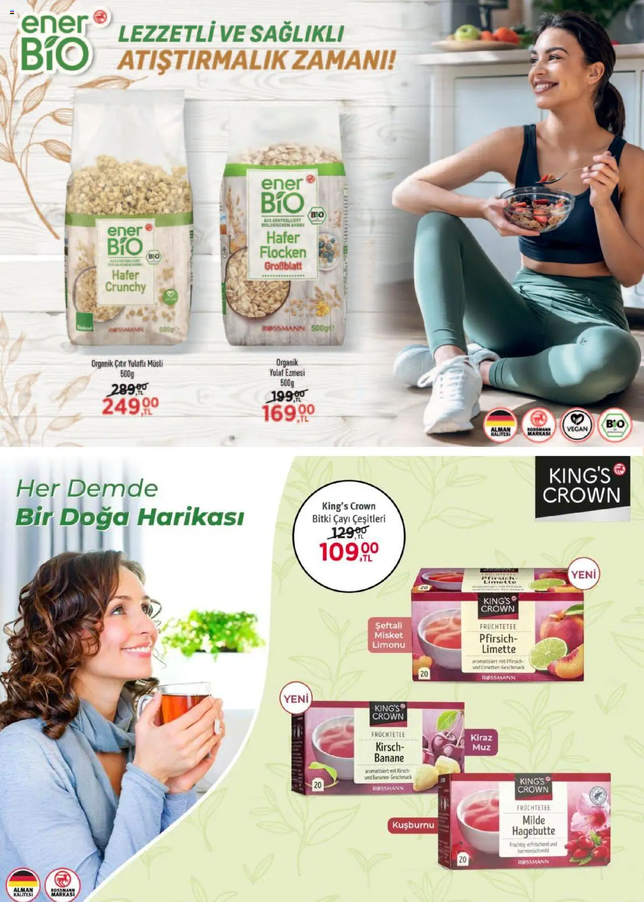 Rossmann Ekim Ev & Yaşam Kataloğu - 01.10.2025 tarihinden itibaren geçerlidir | Sayfa: 16 | Ürünler: Şeftali, Kiraz, Kuşburnu, Kumina