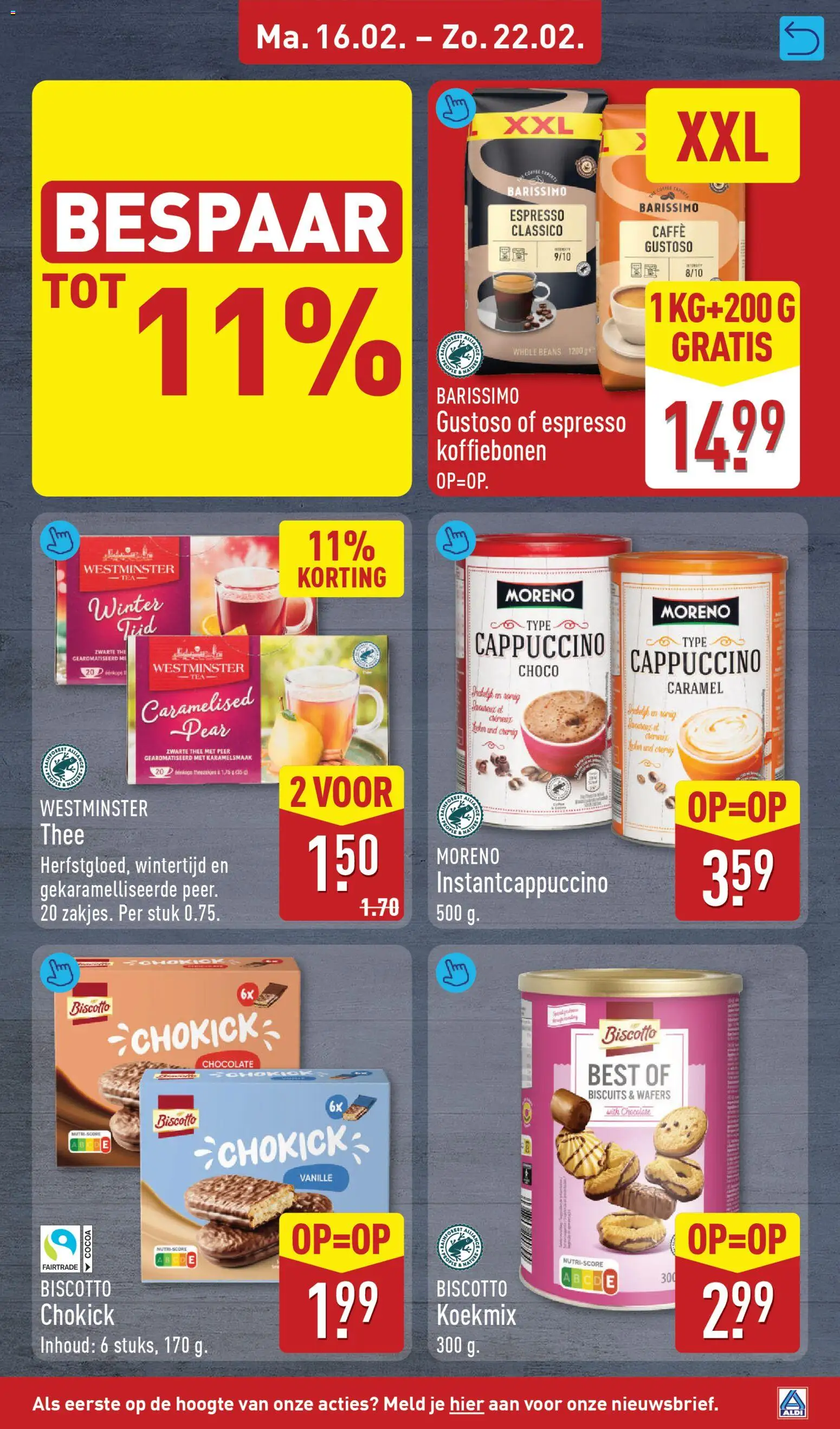 {H1} | Pagina: 13 | Producten: Koffiebonen, Thee, Cappuccino, Peer