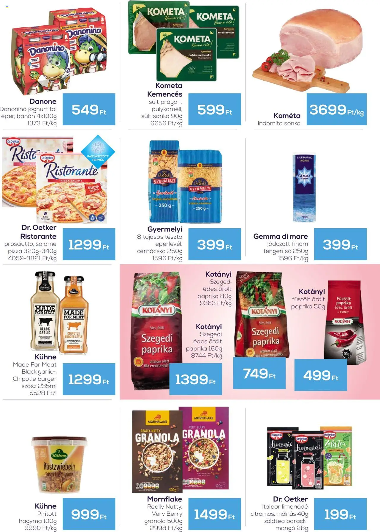 G'Roby akciós ujság - amely érvényes a következő dátumtól: 07.08.2025 | Oldal: 2 | Termékek: Limonádé, Pizza, Tészta, Szósz