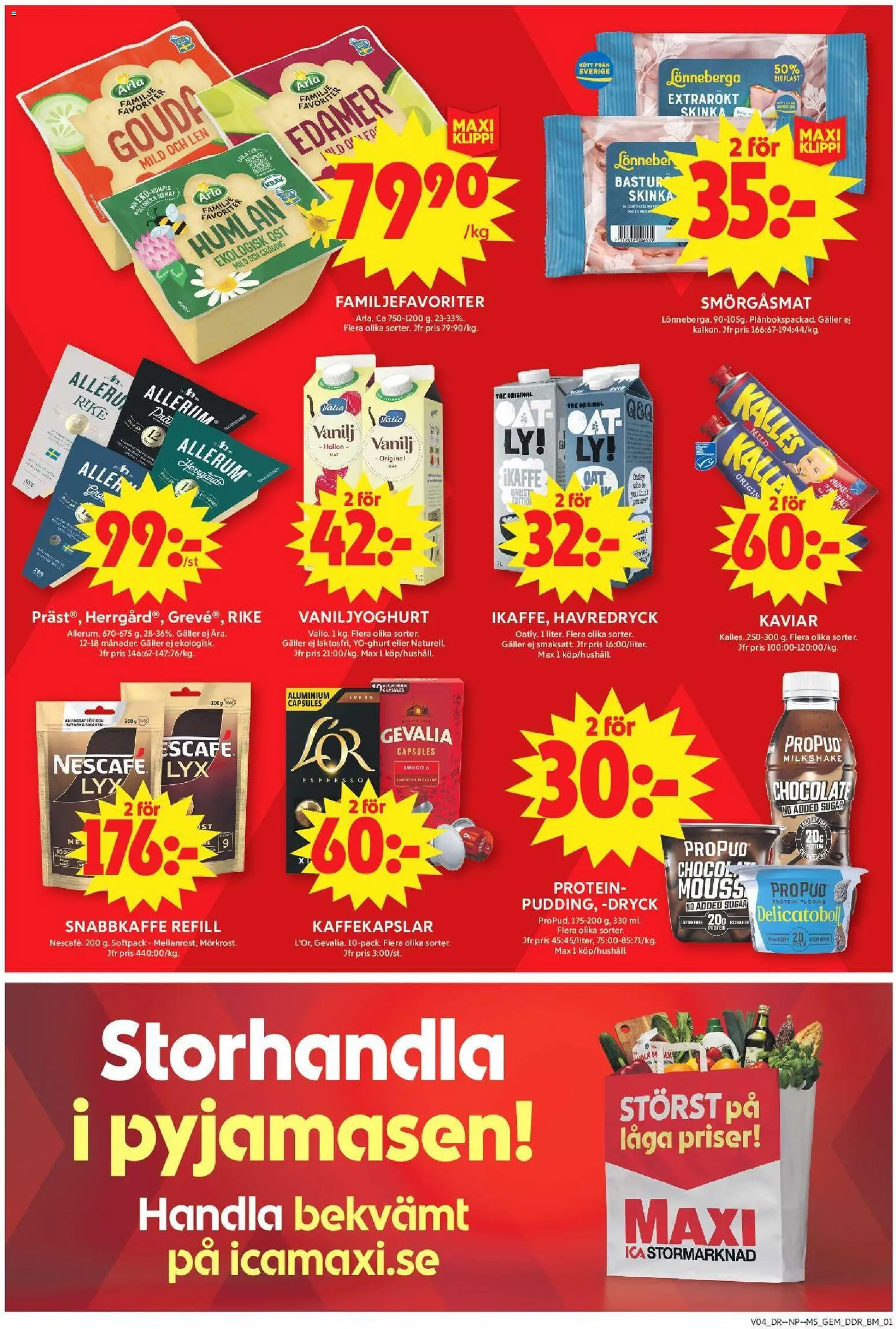 ICA Maxi reklamblad aktuell från 19.01.2026 | Sida: 6 | Produkter: Gem, Galler, Kaffekapslar, Skinka