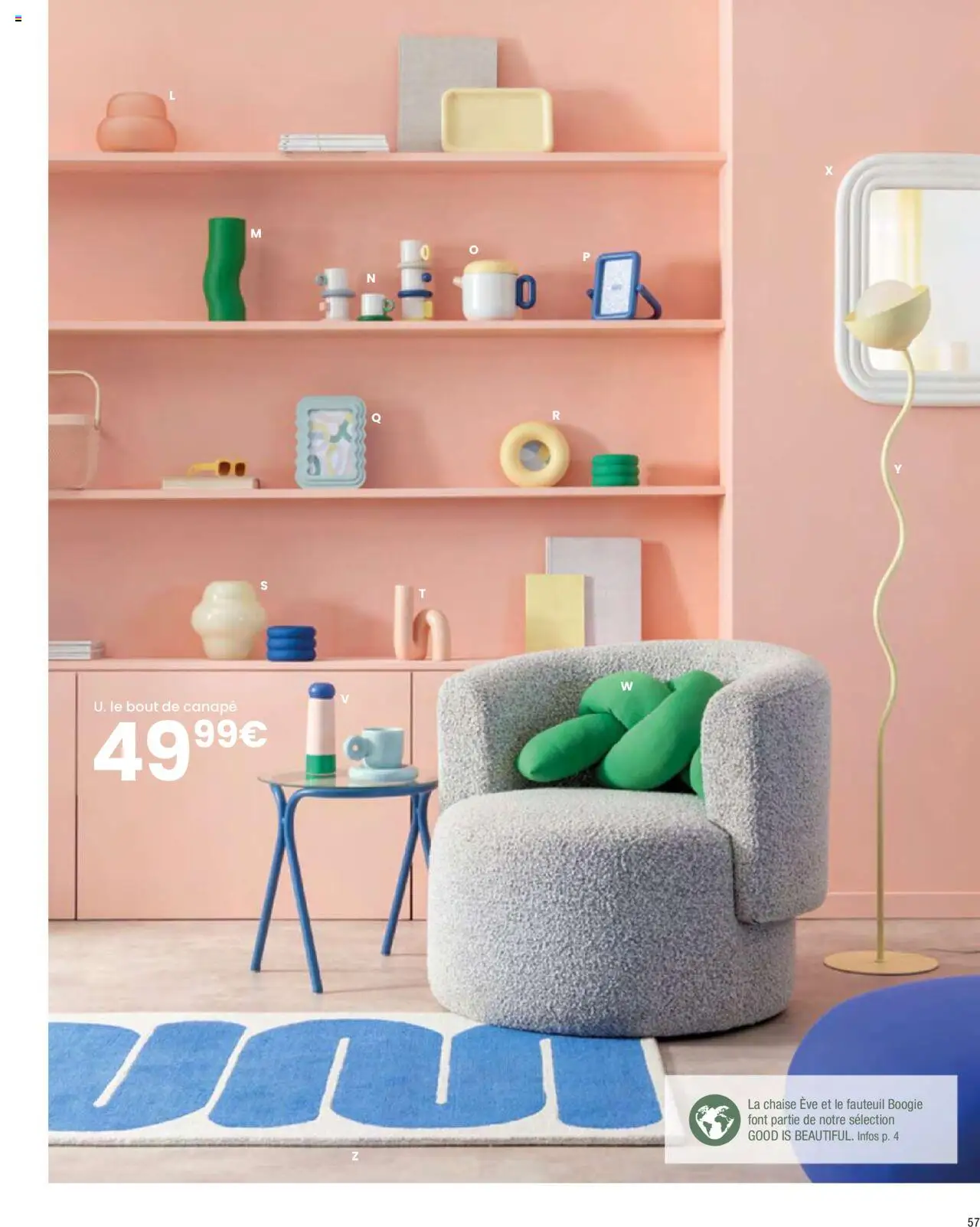 {H1} | Page: 59 | Produits: Canapé, Fauteuil, Chaise