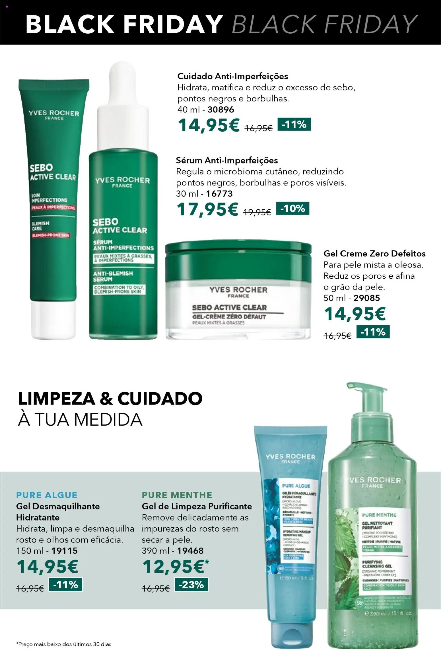 Yves Rocher - Black Friday │ válido de 12.11.2025 | Página: 12 | Produtos: Sérum, Creme, Gel de limpeza