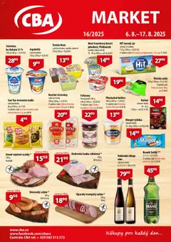 Náhled letáku CBA leták - Market od 06.08.2025