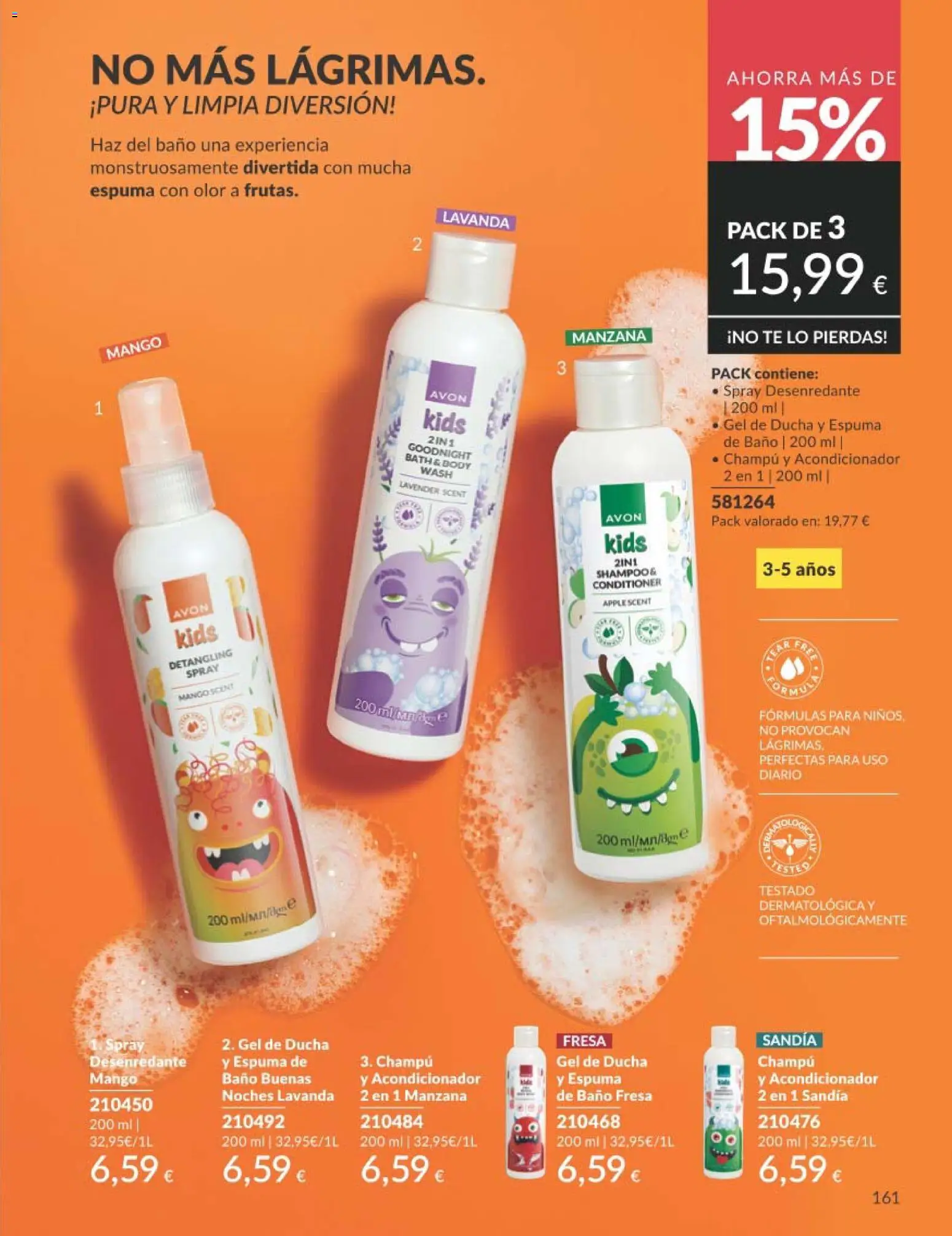 Catálogo AVON campaña 1 │ válido desde el 01.01.2026 | Página: 161 | Productos: Gel de ducha, Té, Apple, Body