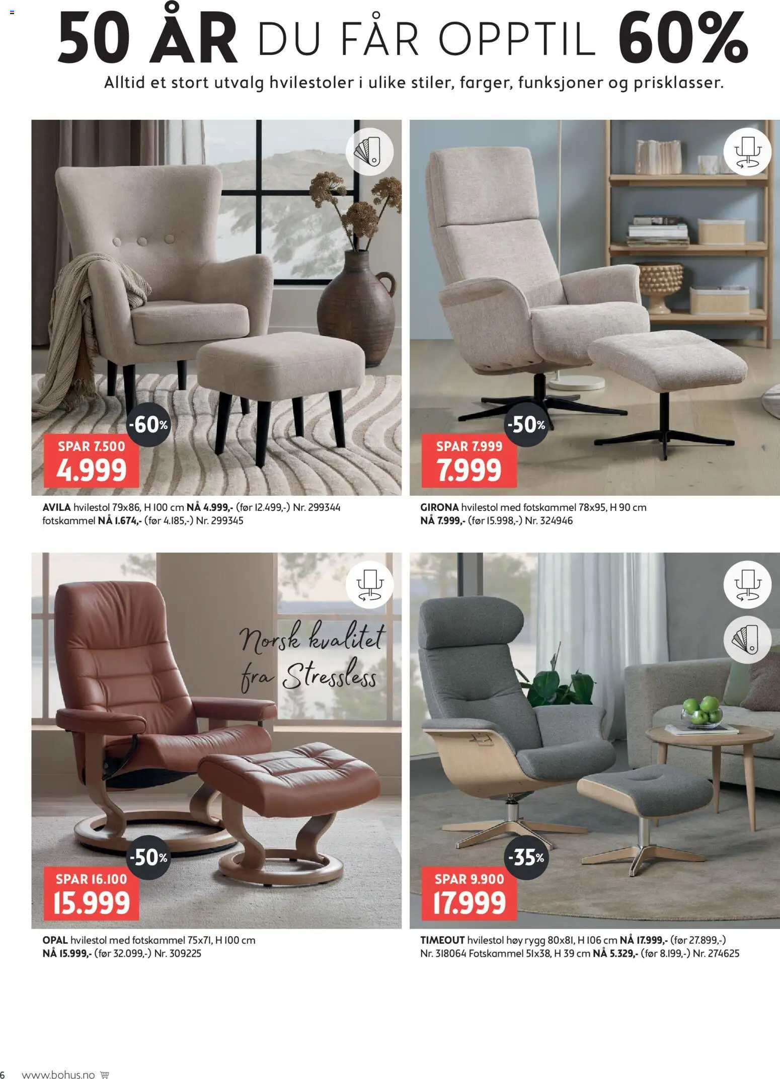 {H1} | Side: 6 | Produkter: Hvilestol