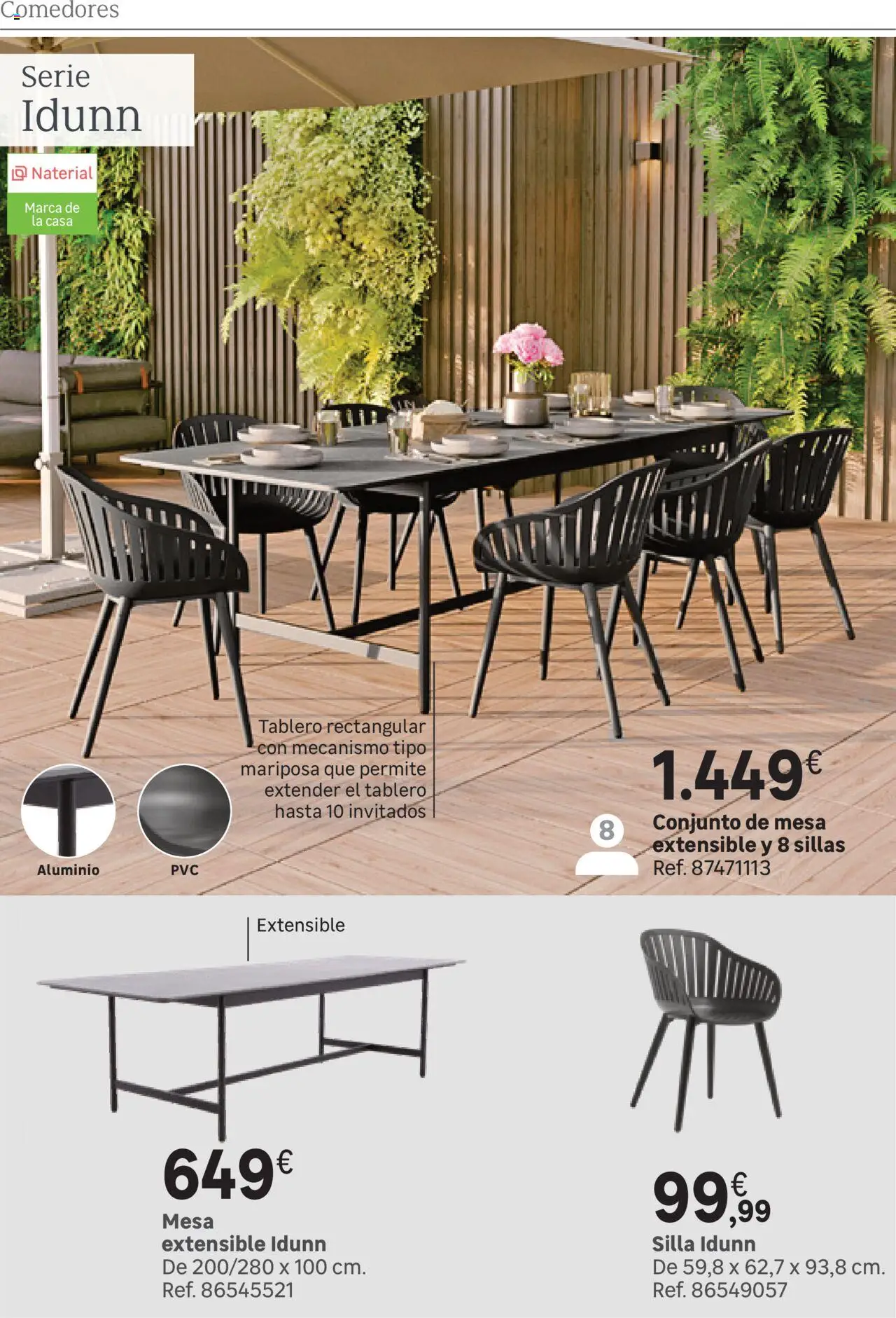 Leroy Merlin catálogo │ válido desde el 25.03.2025 | Página: 41 | Productos: Mesa extensible, Mesa, Silla