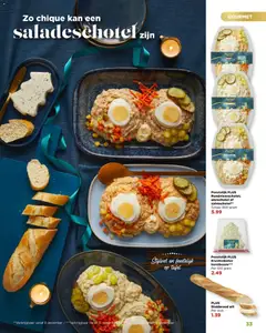 Feestelijk PLUS Kruidenboter kerstboom***, Per 100 gram - Voorbeeld van een folder van Plus, geldig van 29.11.2025 | Pagina: 33 | Producten: Schaal, Salade, Baguette, Tafel