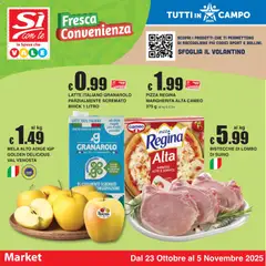 Anteprima del volantino Sì con Te Market catalogo valido a partire dal 23.10.2025