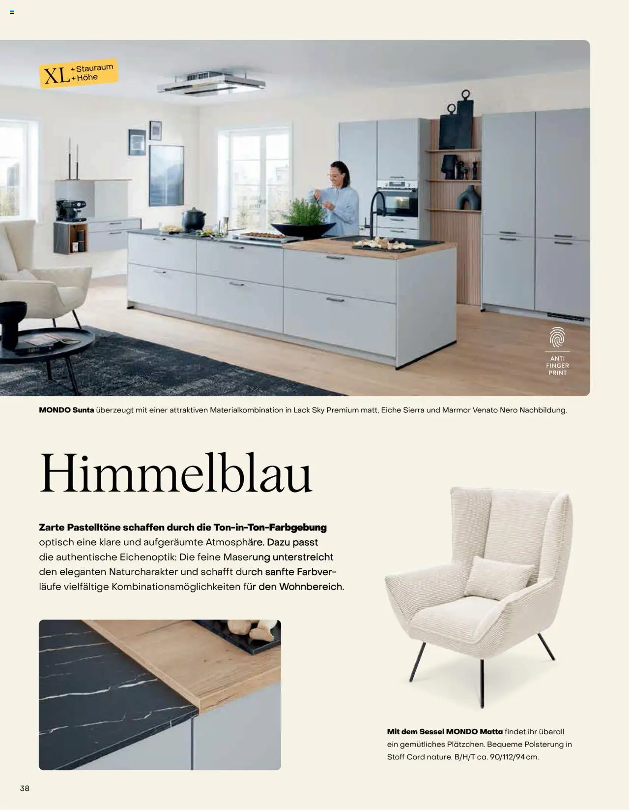 Ostermann Mondo Küchenprospekt – gültig ab 26.05.2025 | Seite: 38 | Produkte: Sessel