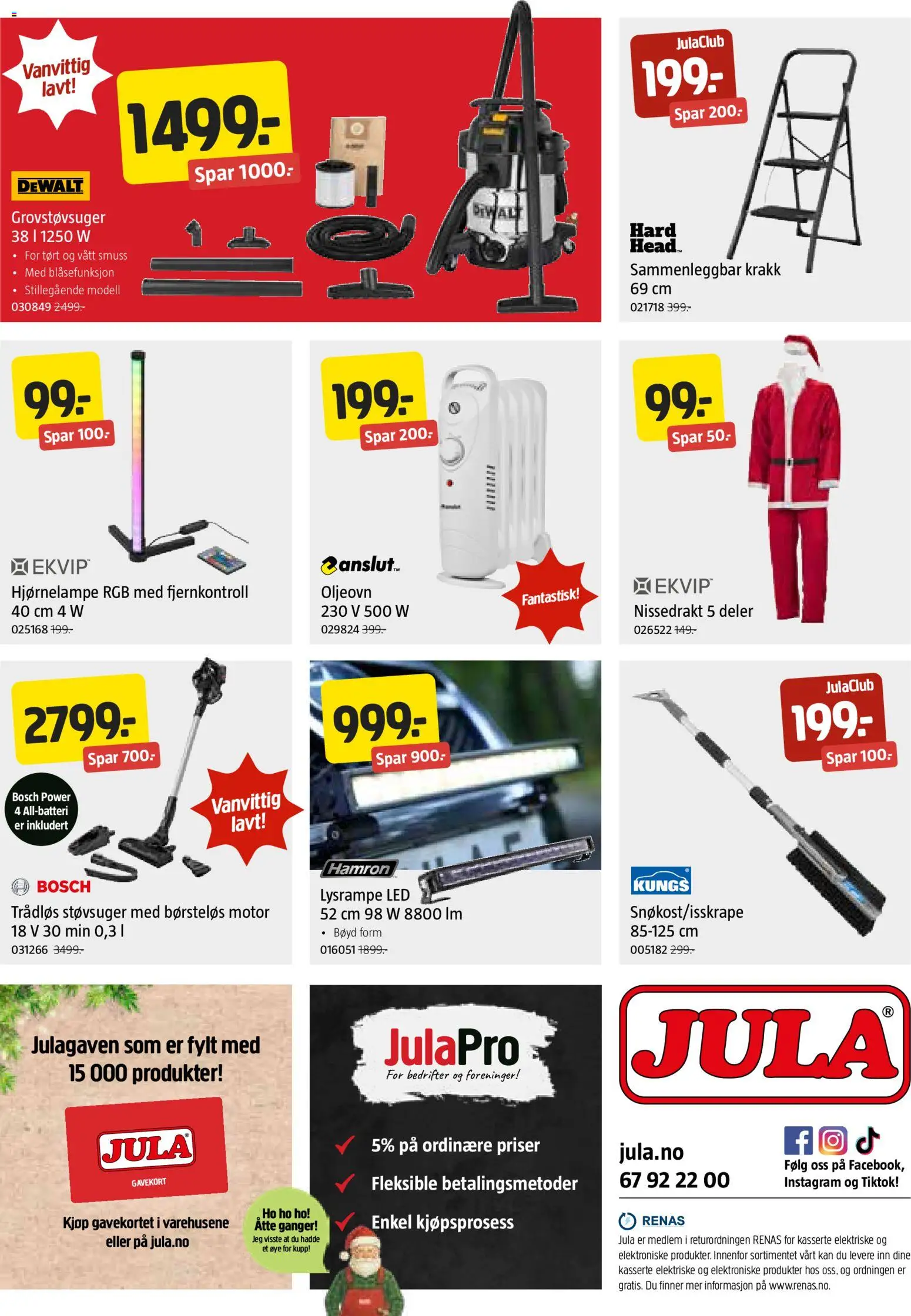 {H1} | Side: 8 | Produkter: Fjernkontroll, Krakk, Støvsuger