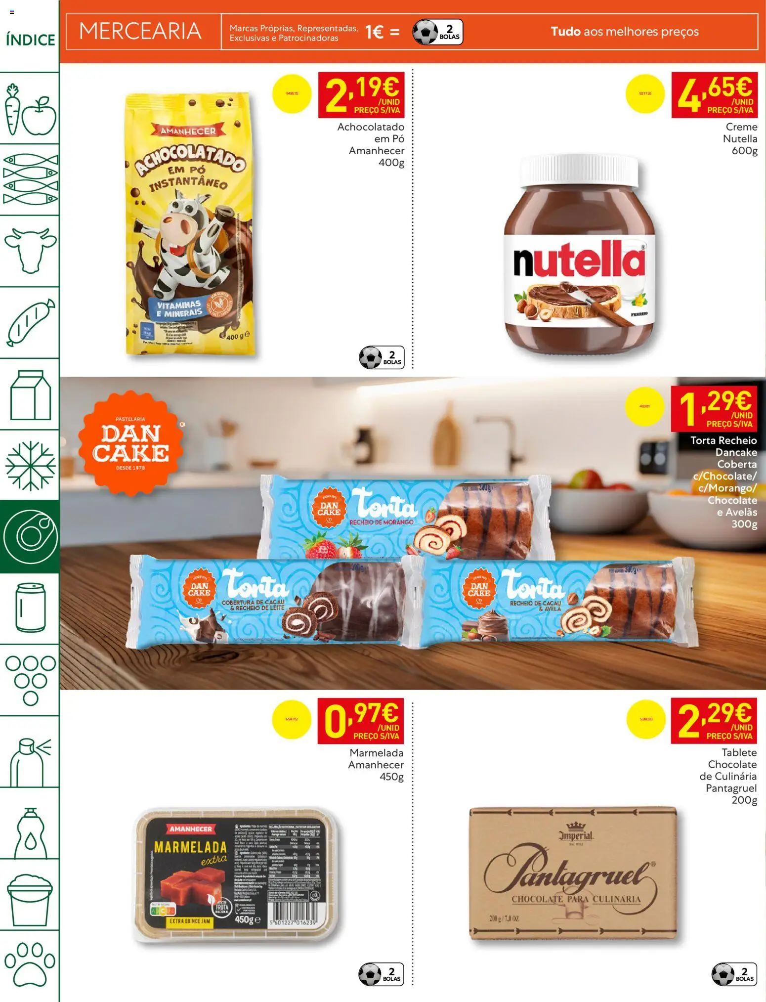 Recheio folheto │ válido de 21.04.2026 | Página: 28 | Produtos: Marmelada, Avelãs, Pó, Chocolate
