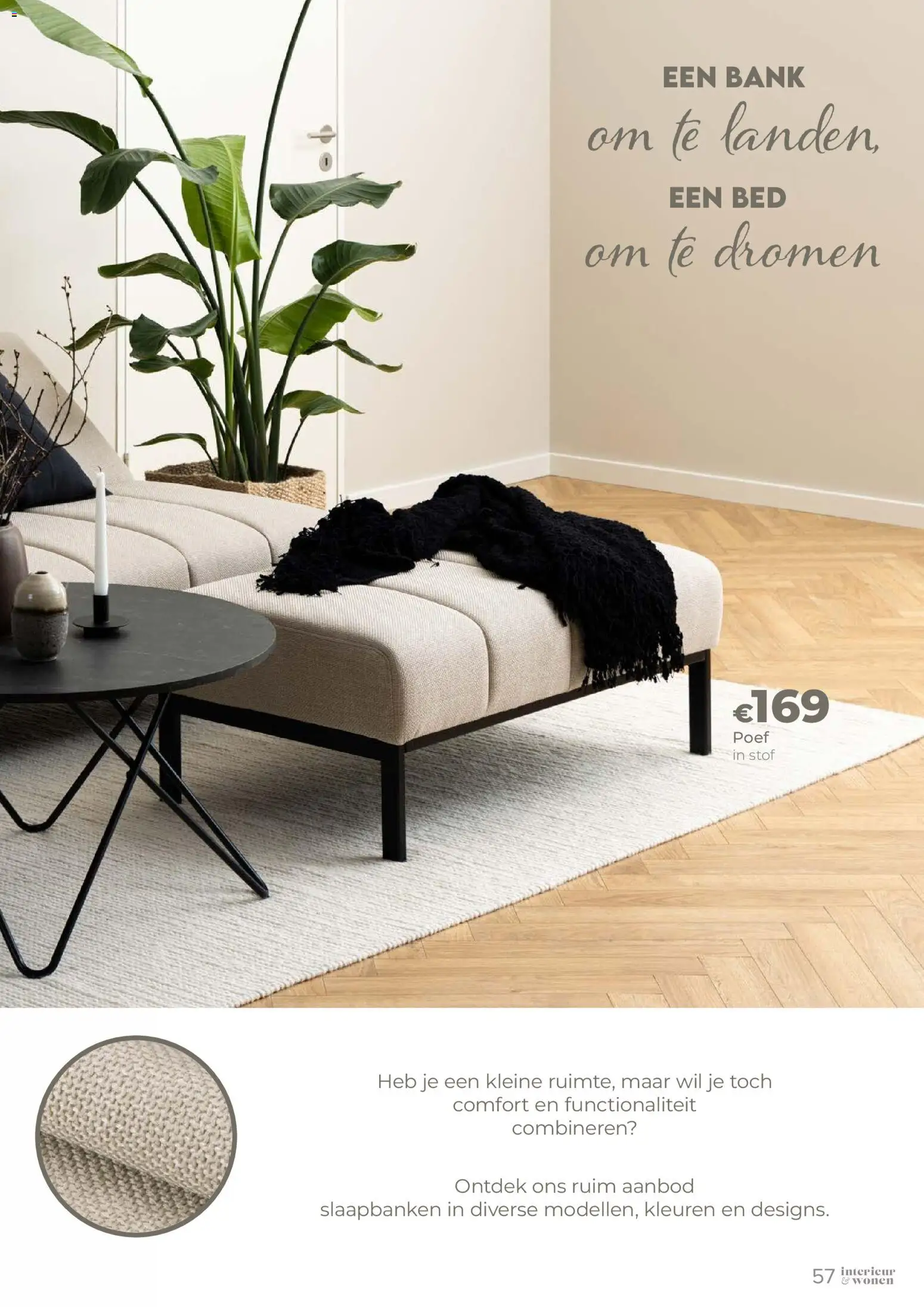 {H1} | Pagina: 57 | Producten: Bed, Bank