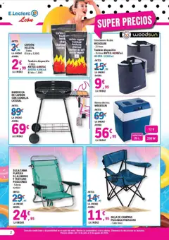 E.Leclerc folleto │ válido desde el 14.07.2025 | Página: 2 | Productos: Barbacoa, Nevera, Bandeja, Silla