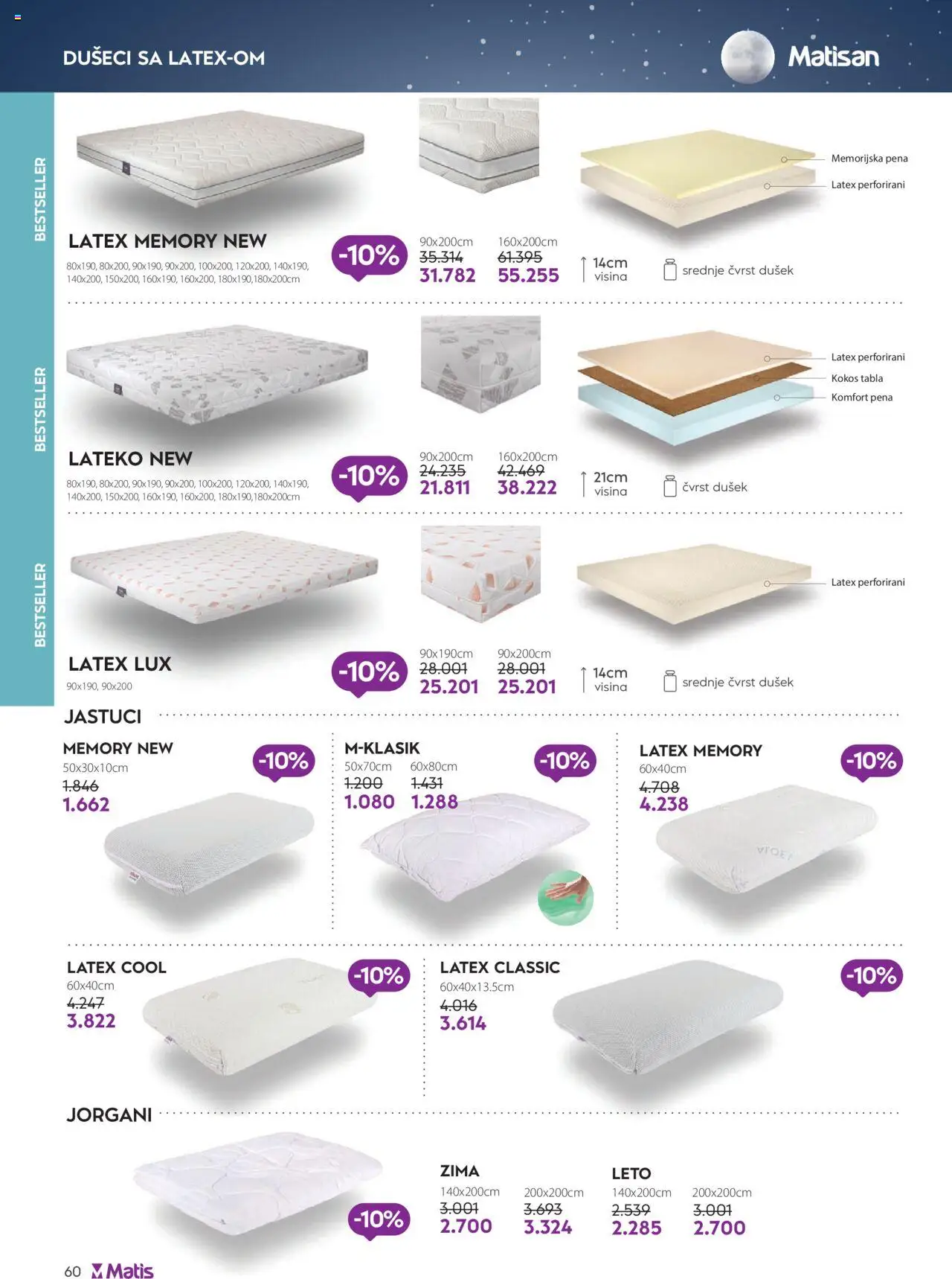 Matis katalog - važi od 01.10.2025 | Strana: 60 | Proizvode: Dušek