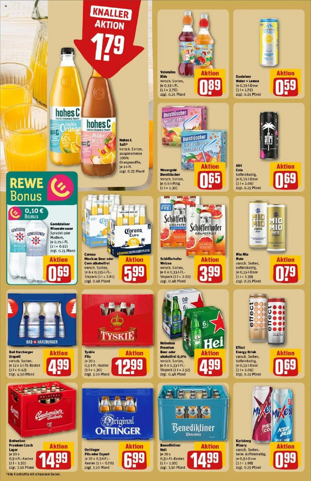 Rewe prospekt Uelzen	 - gültig ab dem 06.07.2025 | Seite: 20 | Produkte: Bad, Oettinger, Benediktiner hell, Budweiser