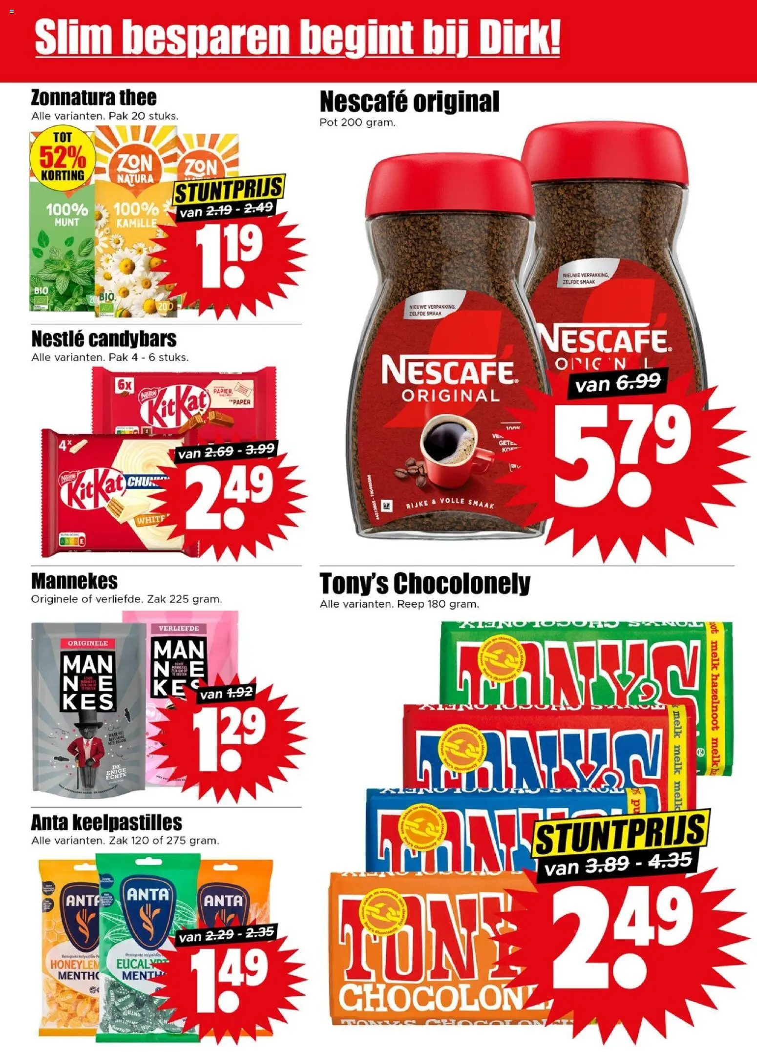 {H1} | Pagina: 16 | Producten: Melk, Thee, Pot, Nescafe