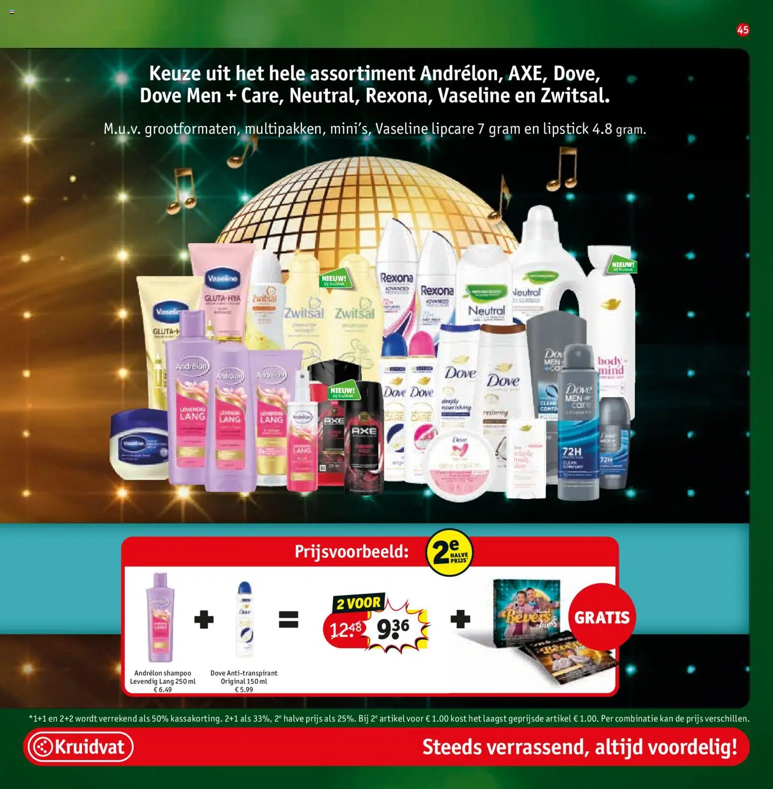 {H1} | Pagina: 49 | Producten: Antitranspirant, Kan, Shampoo