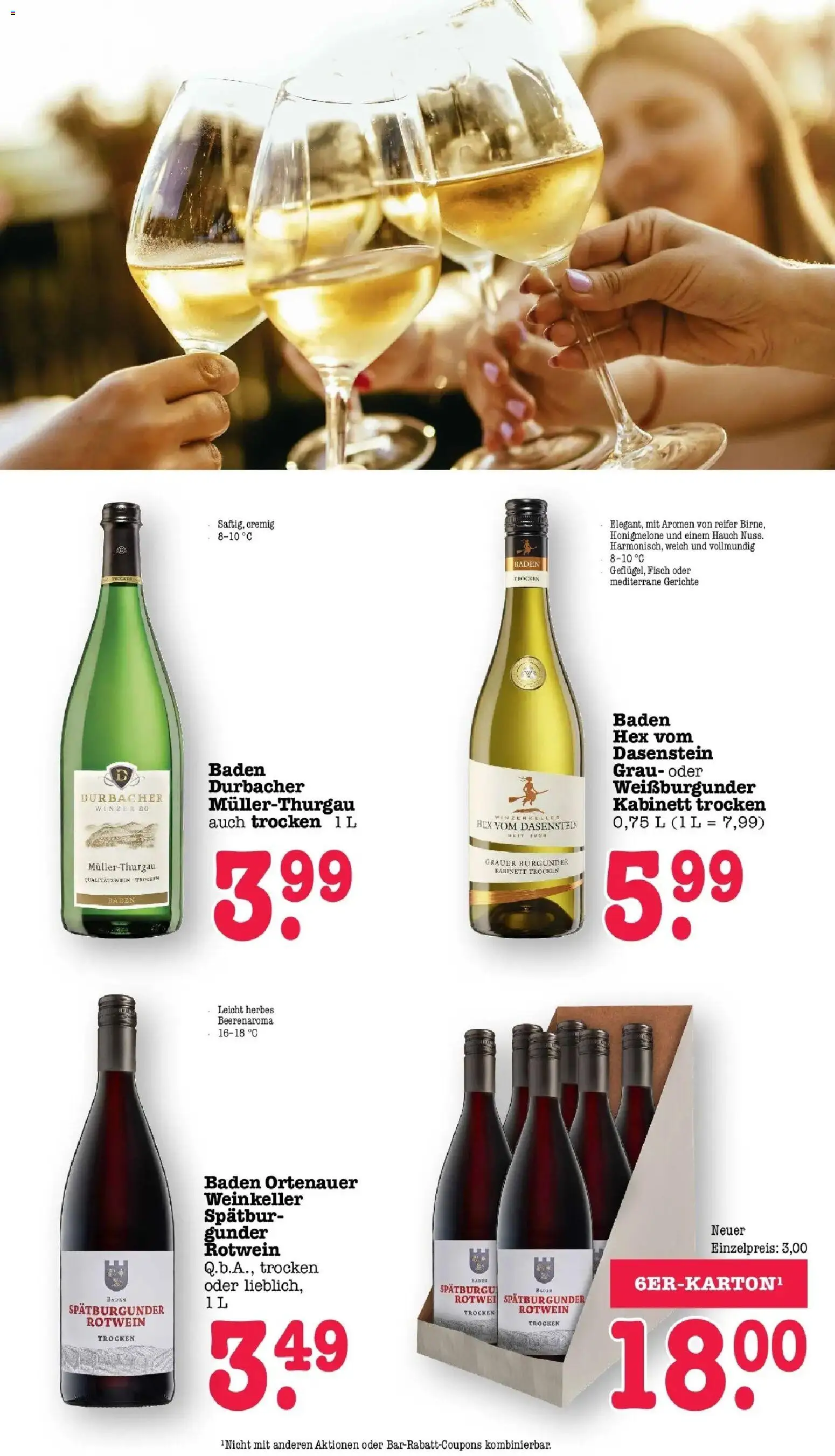 Edeka prospekt Bühlertal	 – gültig ab 05.04.2026 | Seite: 56 | Produkte: Rotwein, Rotwein trocken, Honigmelone, Fisch