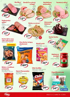 Náhled letáku CBA leták od 15.04.2026 | Strana: 3 | Produkty: Hovězí, Mrkev, Klobása, Kuřecí Játra