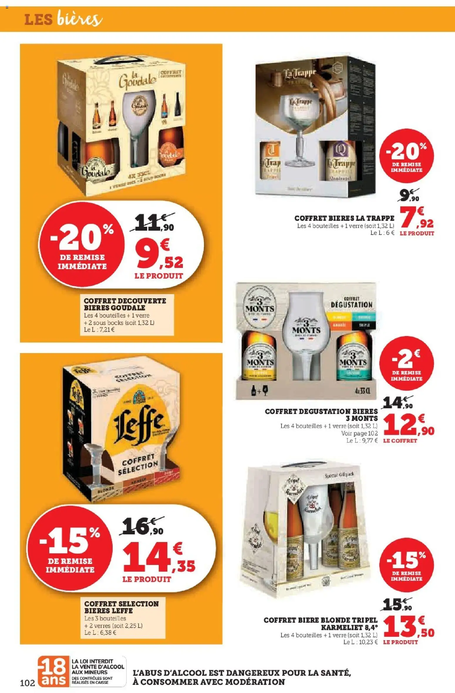 {H1} | Page: 102 | Produits: Goudale, Bière blonde, Bière