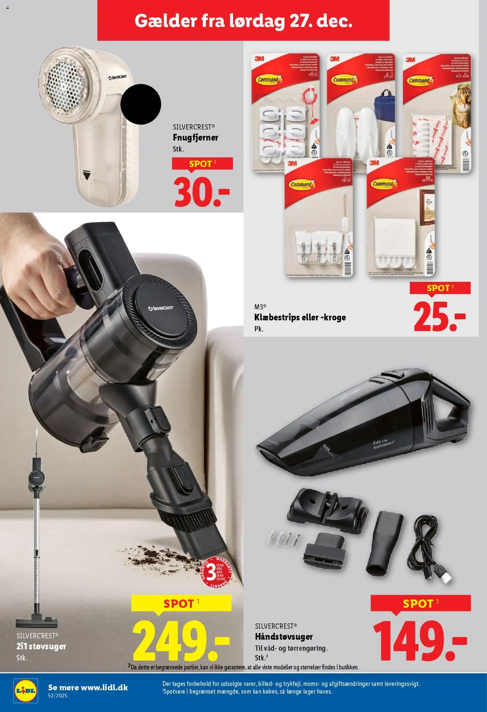 Lidl tilbudsavis – gyldig fra 27.12.2025 | Side: 36 | Produkter: Søm, Støvsuger
