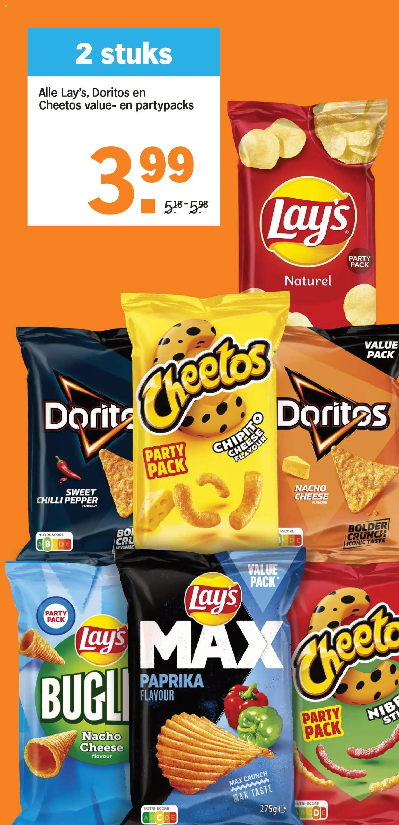 {H1} | Pagina: 23 | Producten: Snacks, Chips, Kész piskótalap, Cheetos