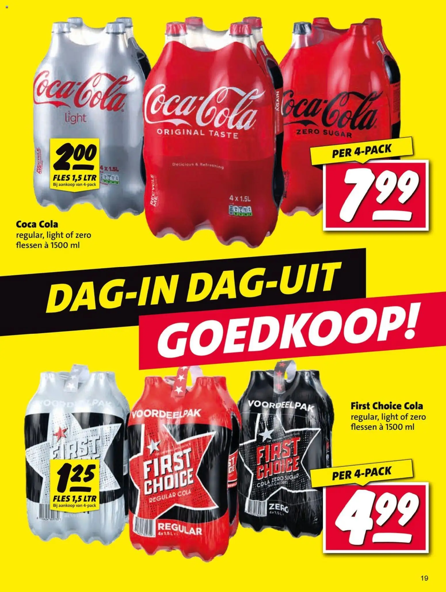 {H1} | Pagina: 19 | Producten: Fles, Coca Cola