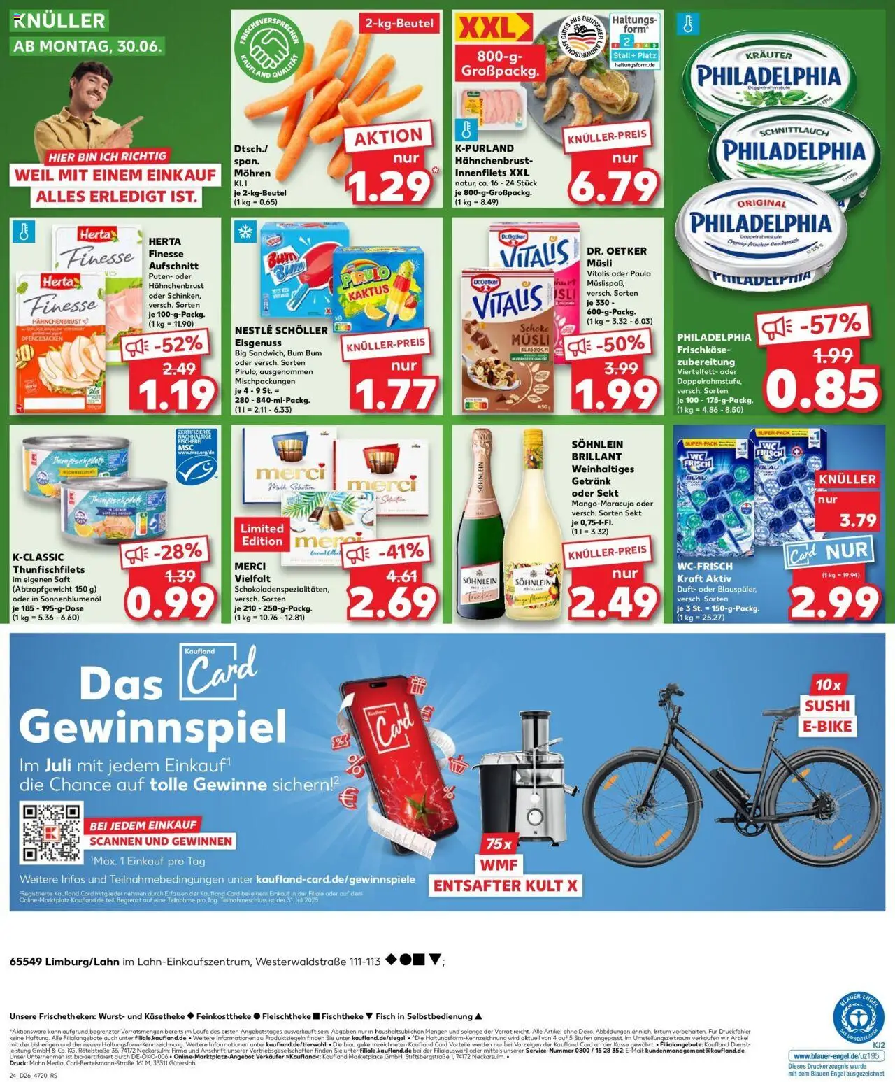 Kaufland prospekt Limburg An Der Lahn	 - gültig ab dem 29.06.2025 | Seite: 3 | Produkte: Musli, Duft, Fisch, Wurst