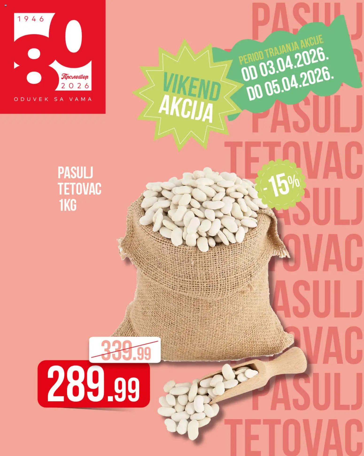 Metalac Proleter katalog - važi od 03.04.2026 | Strana: 4 | Proizvode: Pasulj