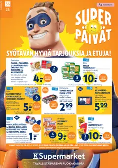 Katso K-Supermarket tarjoukset voimassa alkaen 01.09.2025