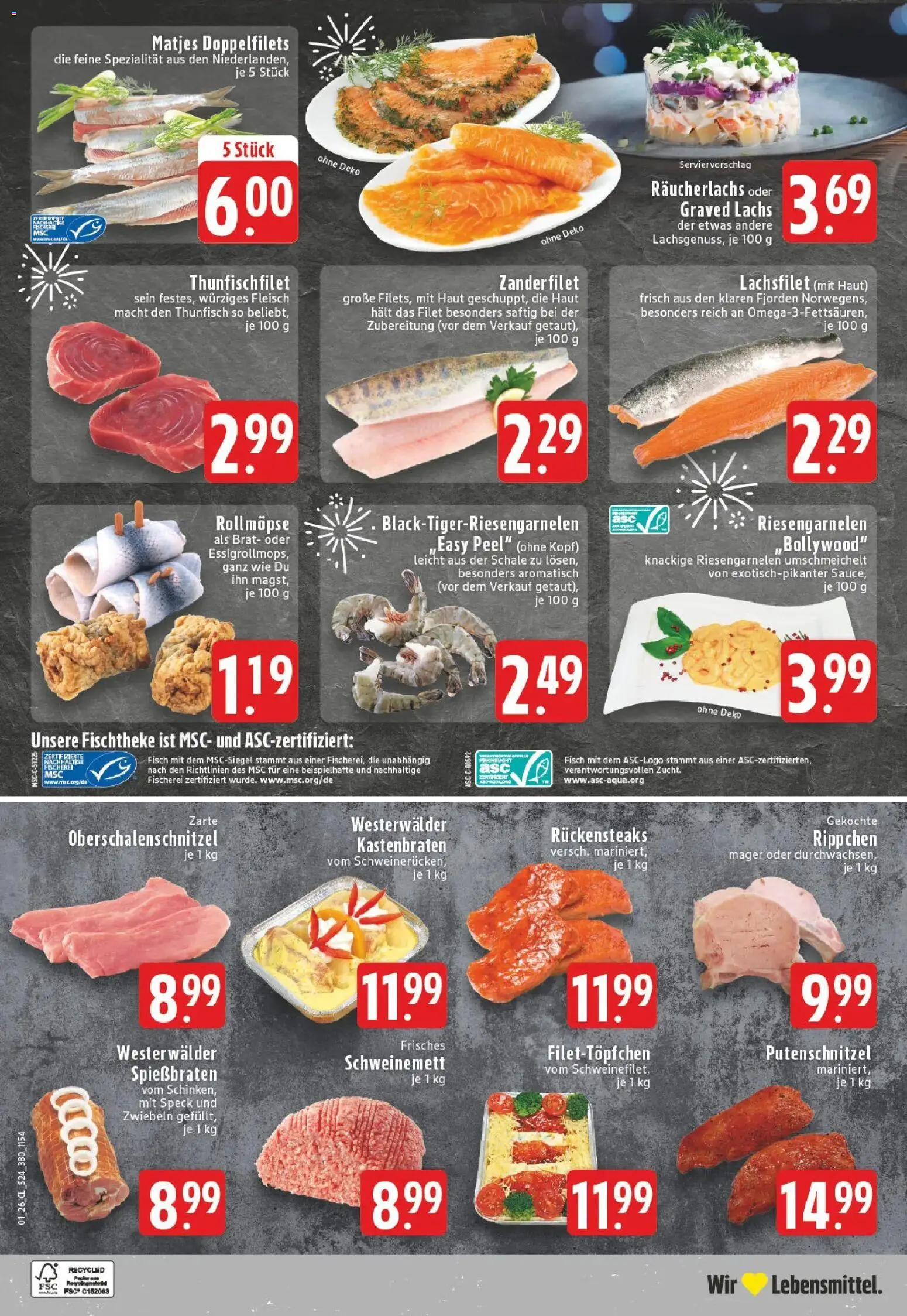 Edeka prospekt Höhn	 – gültig ab 28.12.2025 | Seite: 30 | Produkte: Thunfisch, Schnitzel, Zwiebeln, Fleisch