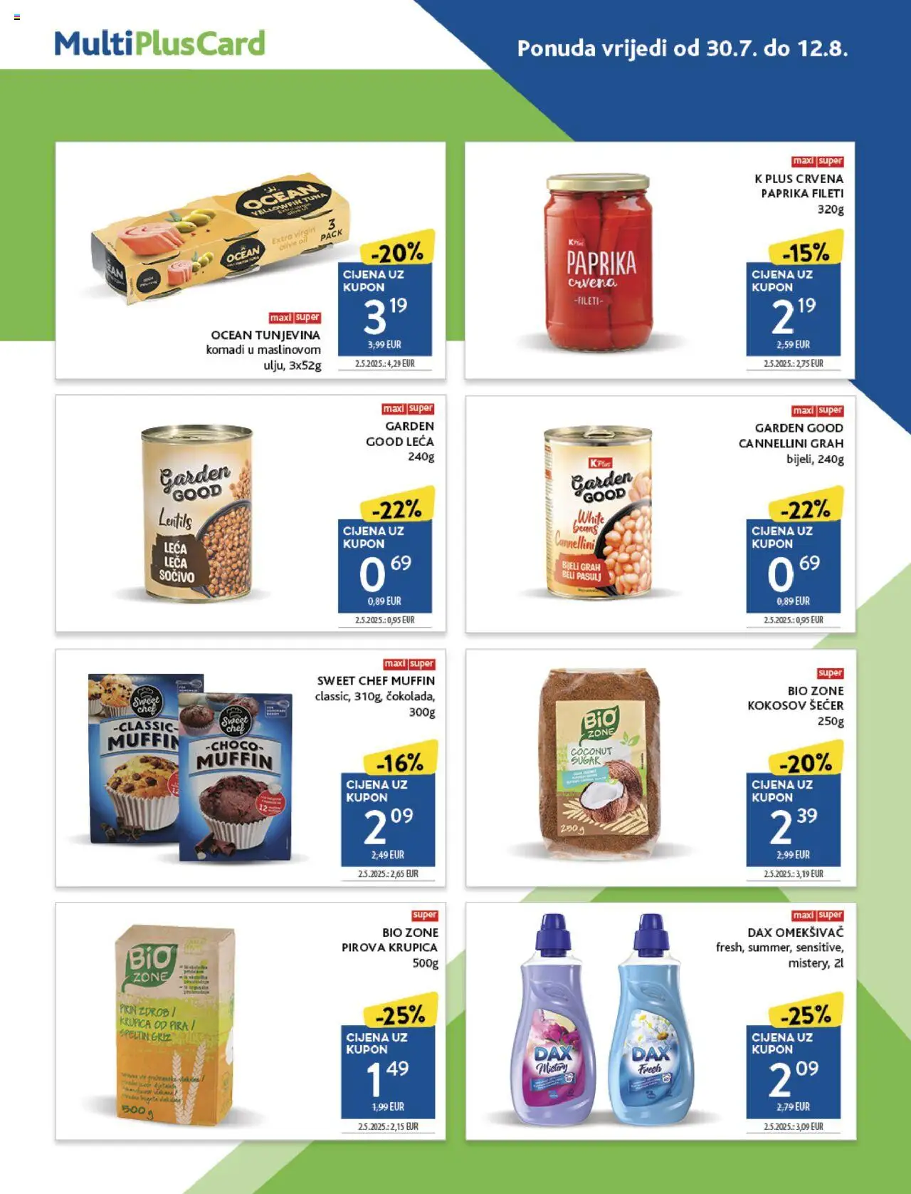 Konzum HR akciós ujság - amely érvényes a következő dátumtól: 06.08.2025 | Oldal: 25 | Termékek: Muffin