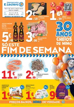 Pré-visualização E.Leclerc Catálogo Fim de Semana válido de 24.10.2025