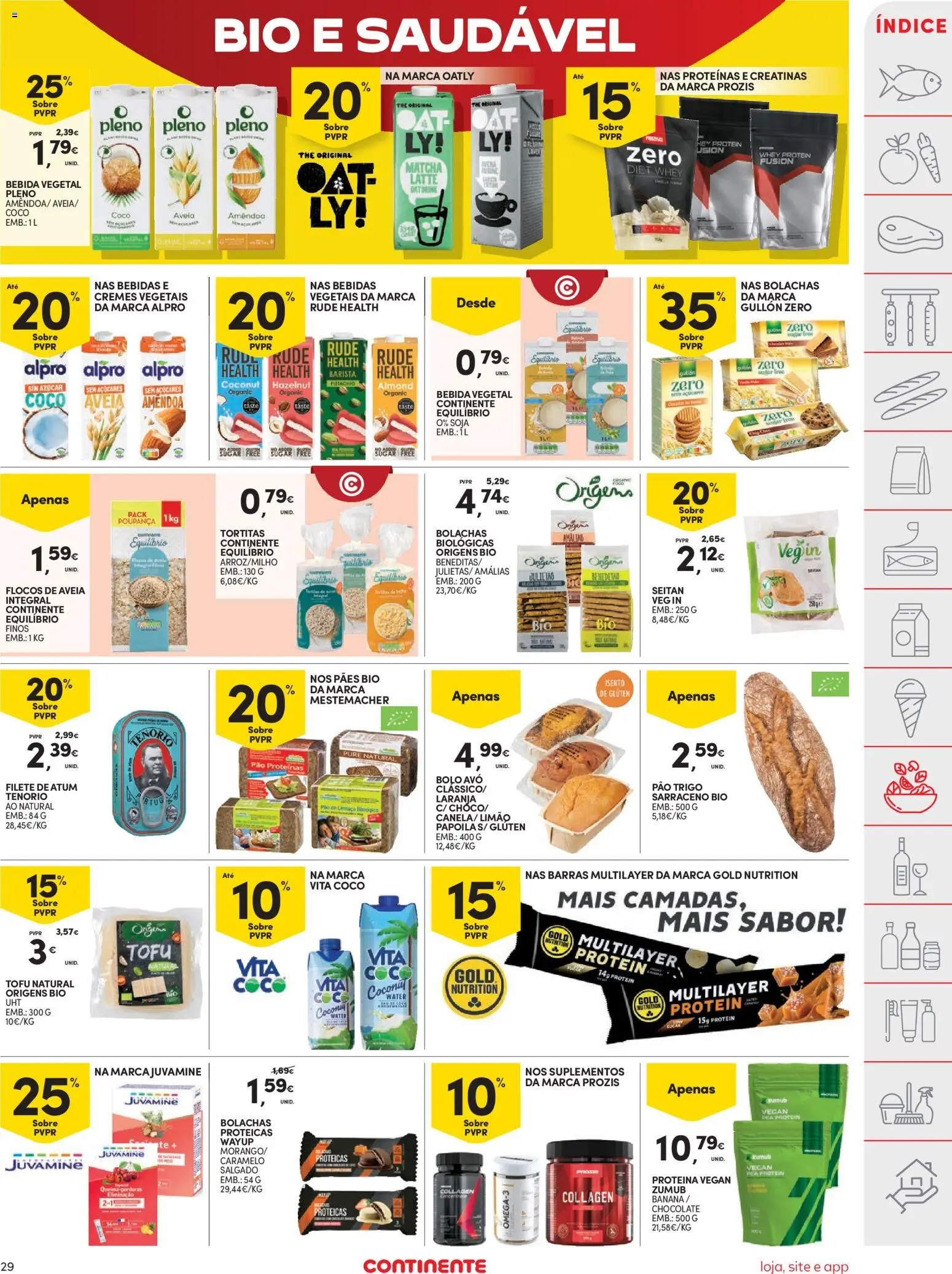 Continente folheto │ válido de 28.04.2026 | Página: 29 | Produtos: Agua, Atum, Bolo, Flocos