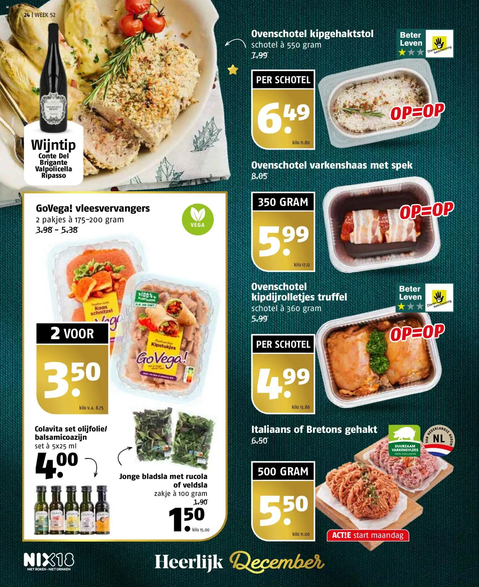 {H1} | Pagina: 24 | Producten: Fogyasztásmérő, Rucola, Gehakt, Schnitzel