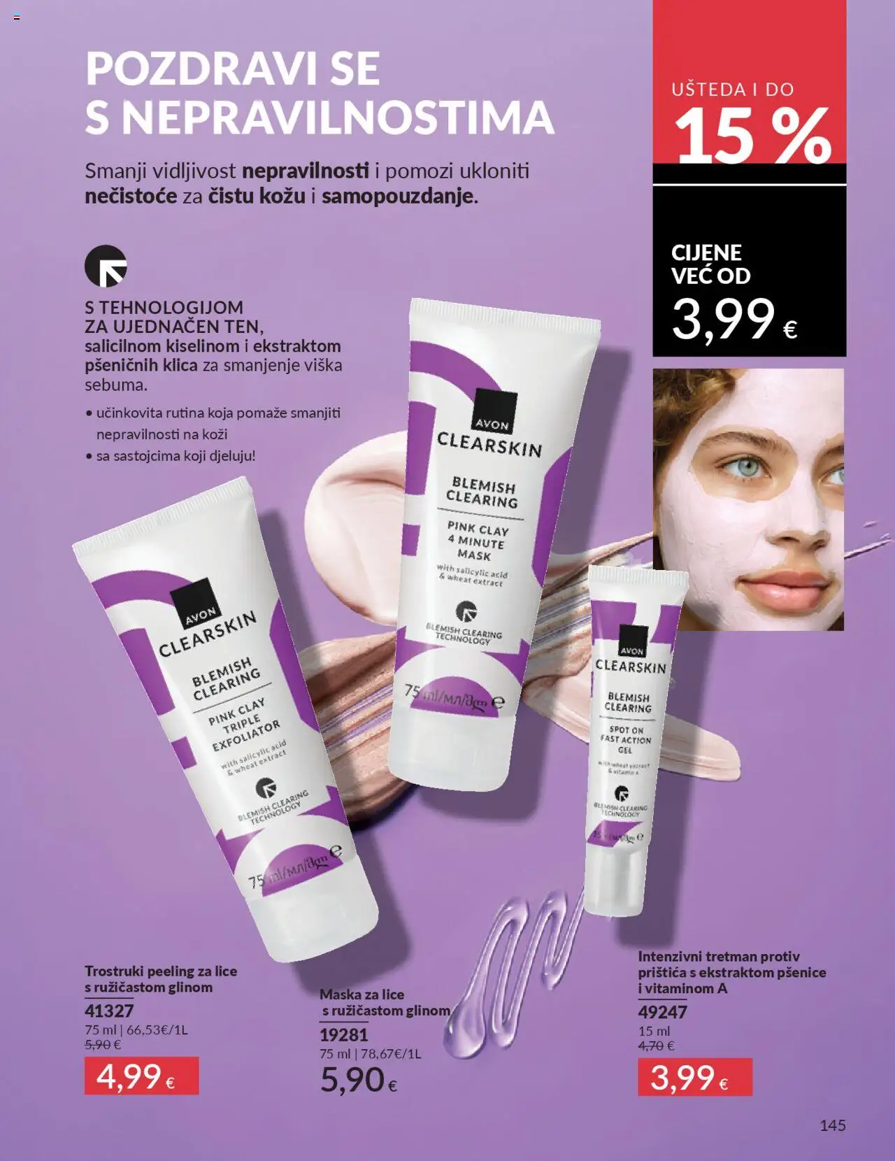Avon katalog | vrijedi od 30.09.2025 | Stranica: 145 | Proizvodi: Maska za lice, Maska