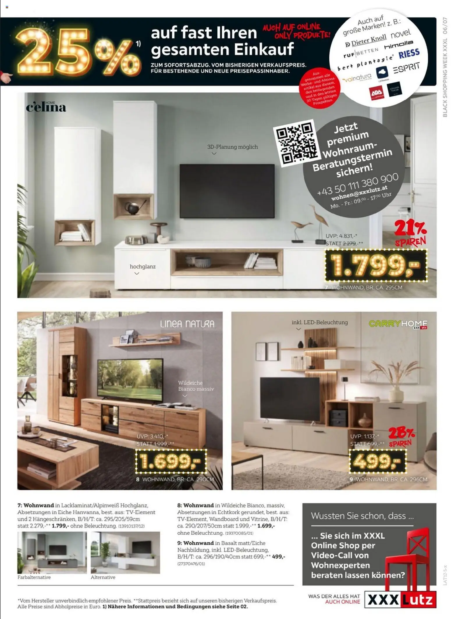 XXXLutz - Black Friday gültig ab 24.11.2025 | Seite: 7 | Produkte: Uhr