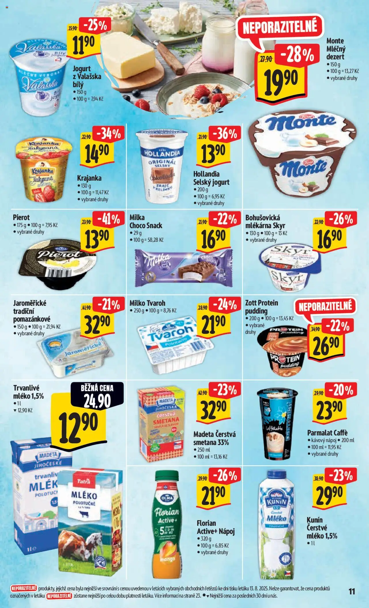 Albert leták - Hypermarket od 20.08.2025 | Strana: 19 | Produkty: Mléko, Čokoláda, Milka, Skyr