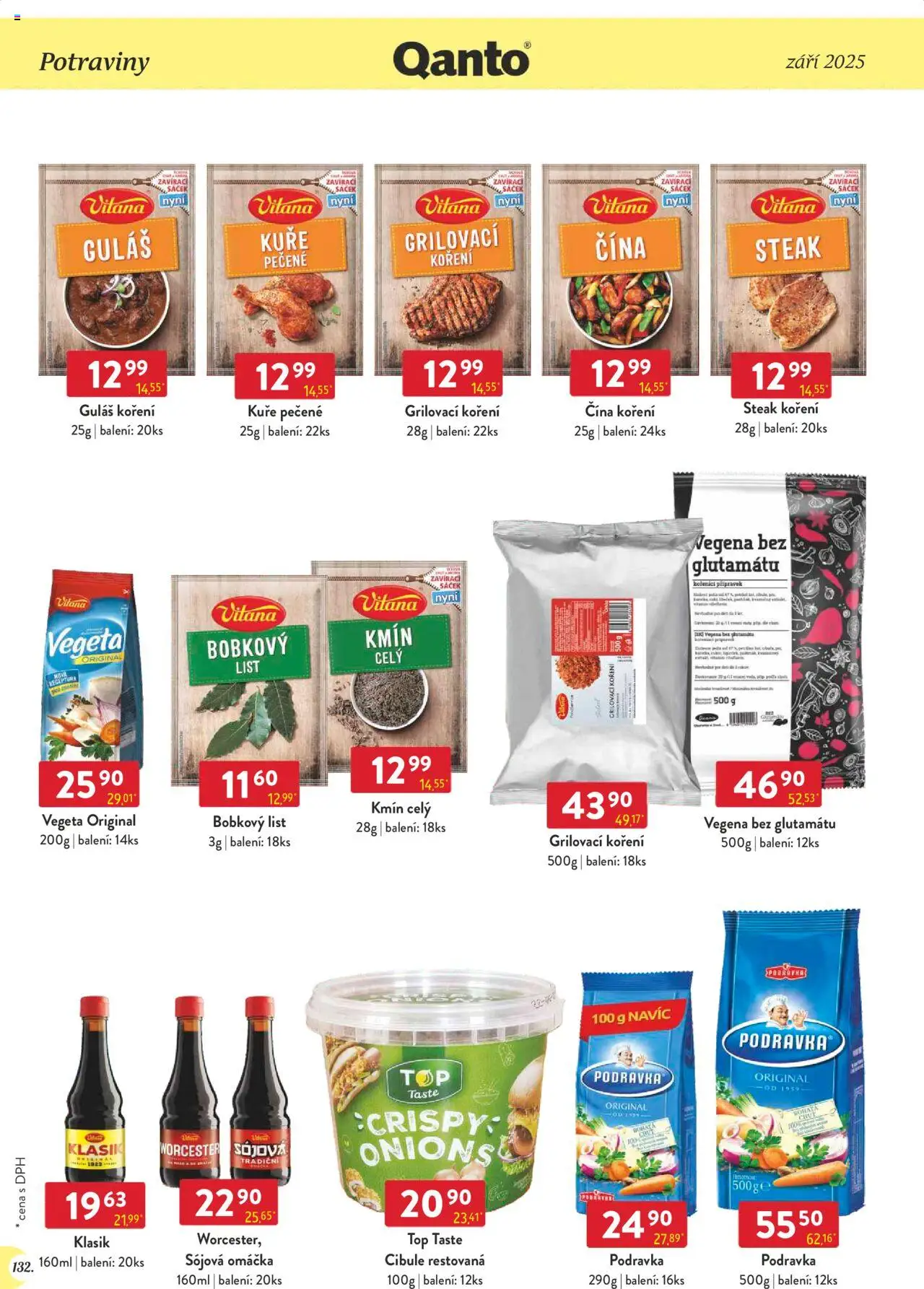 Astur & Qanto leták - Velkoobchod 09/2025 od 01.09.2025 | Strana: 132 | Produkty: Steak, Sójová omáčka, Potraviny, Guláš